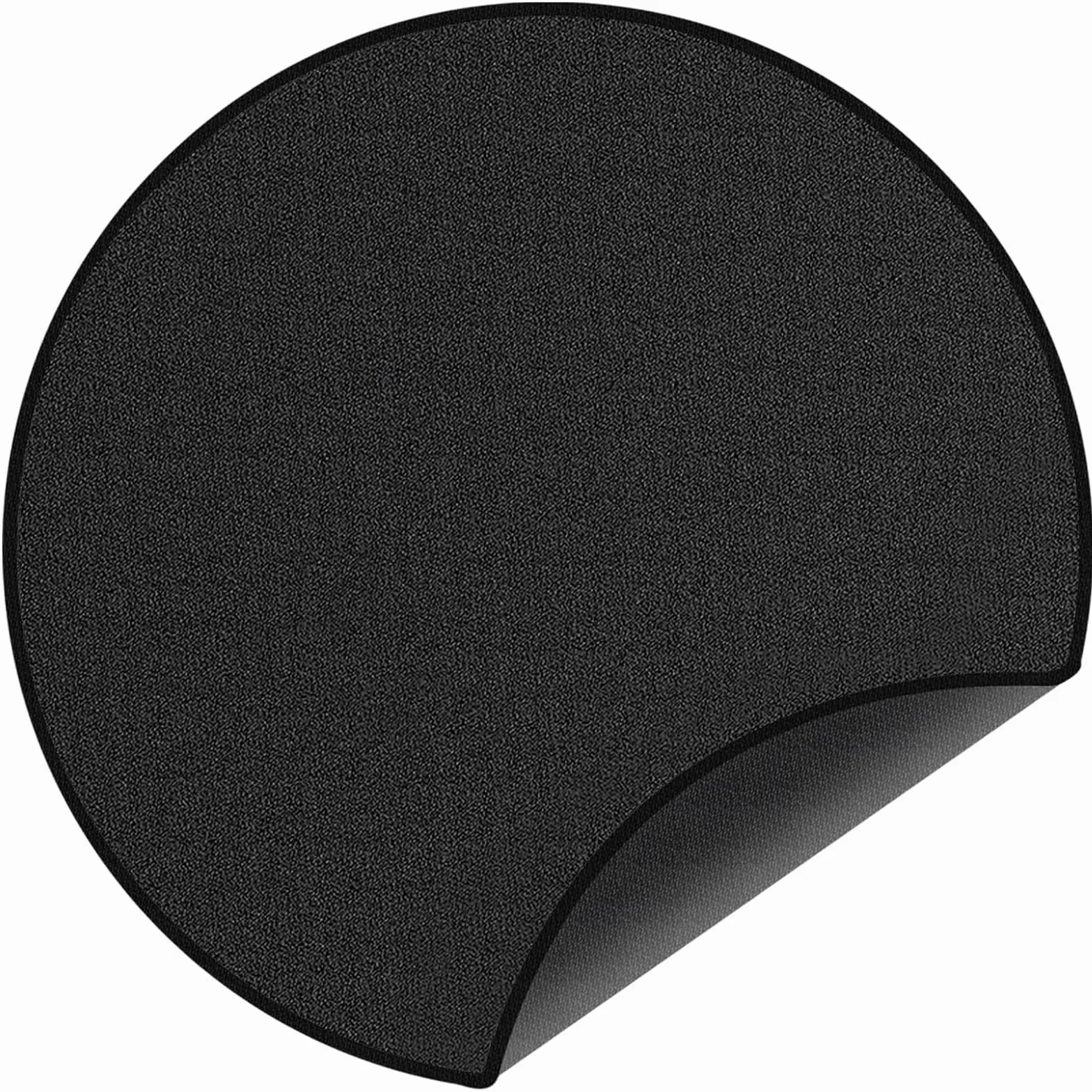 EEEKit Okrągła Mata Ognioodporna, 91,4×91,4 CM Mata Kominkowa, Mata pod Grill do BBQ, Ogrodu, Biwaku, Tarasu, Pokładu