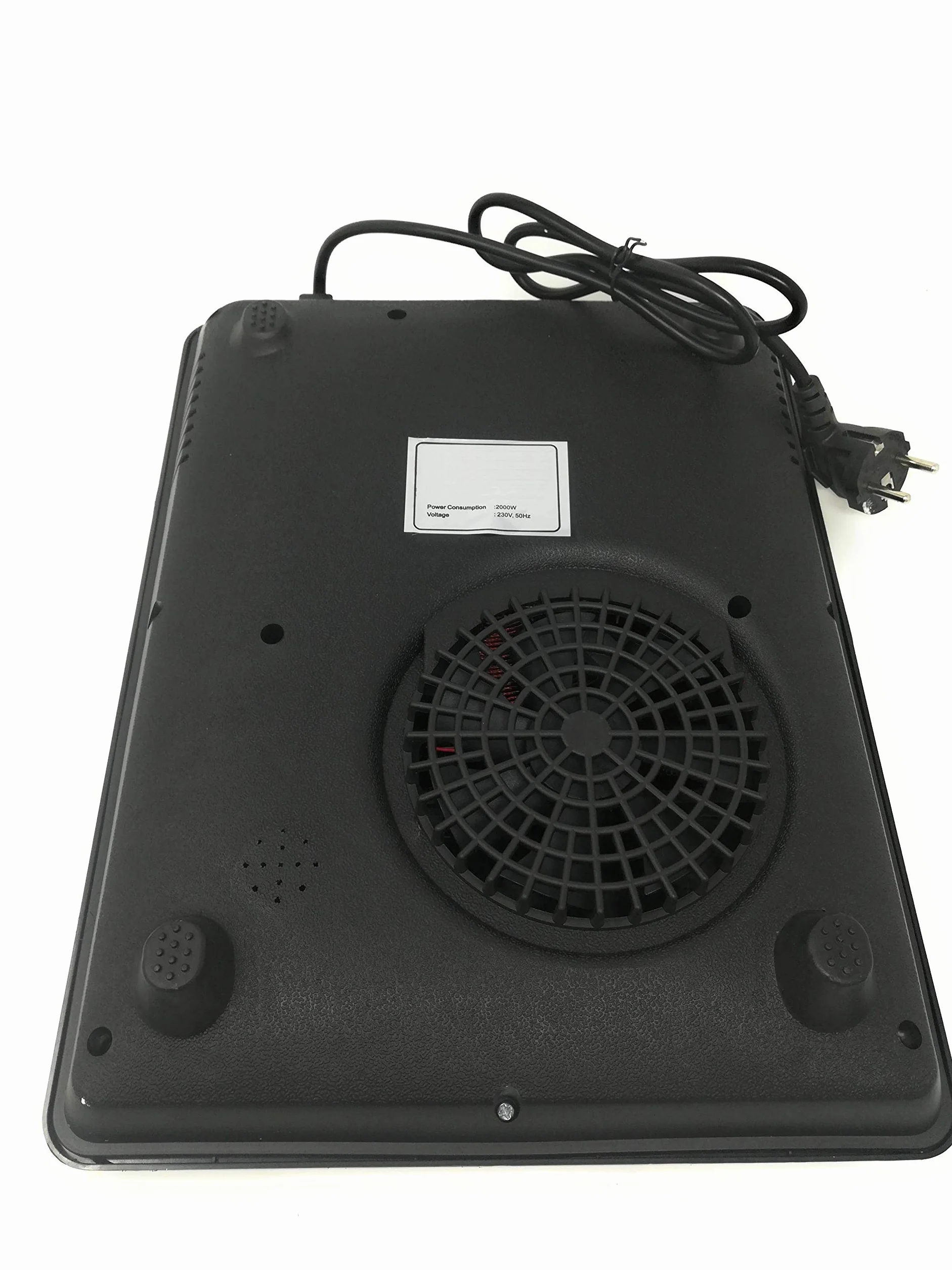Przenośna płyta indukcyjna 2000 W, kuchenka elektryczna 270°C