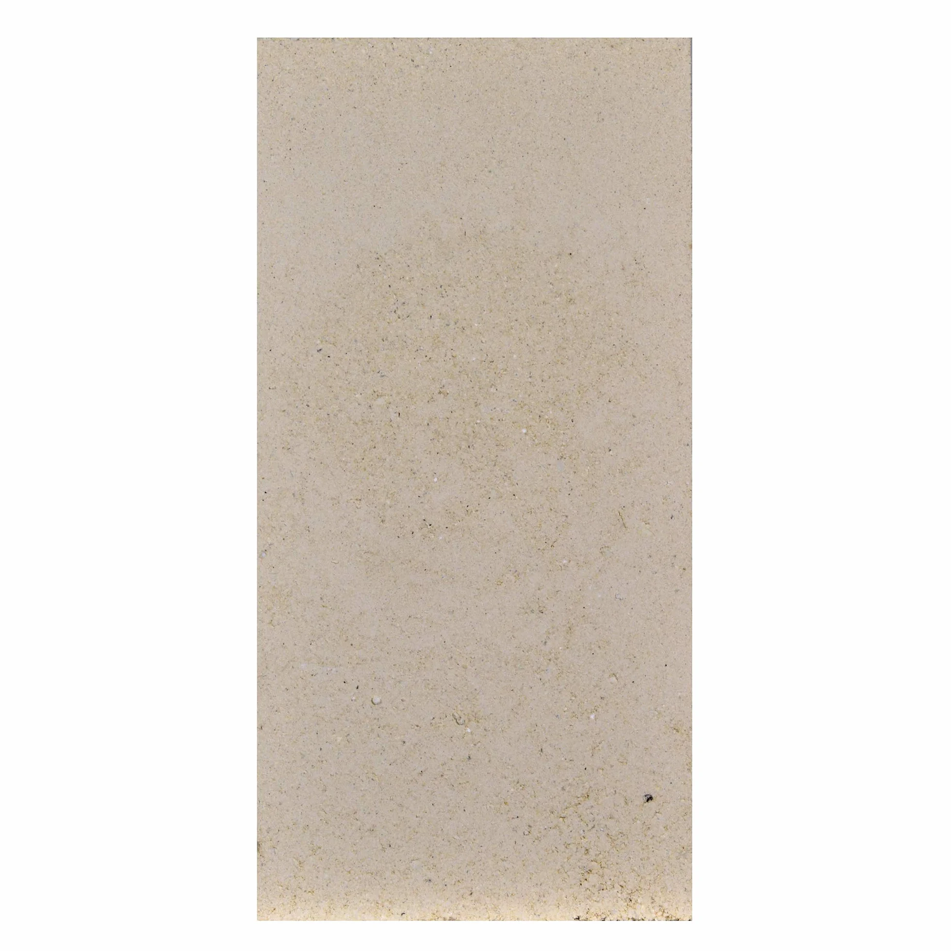 FIREFIX 2050/1 kamień szamotowy (tłoczony kształt) 20 mm grubości, wymiary 250 x 124 mm, żółty