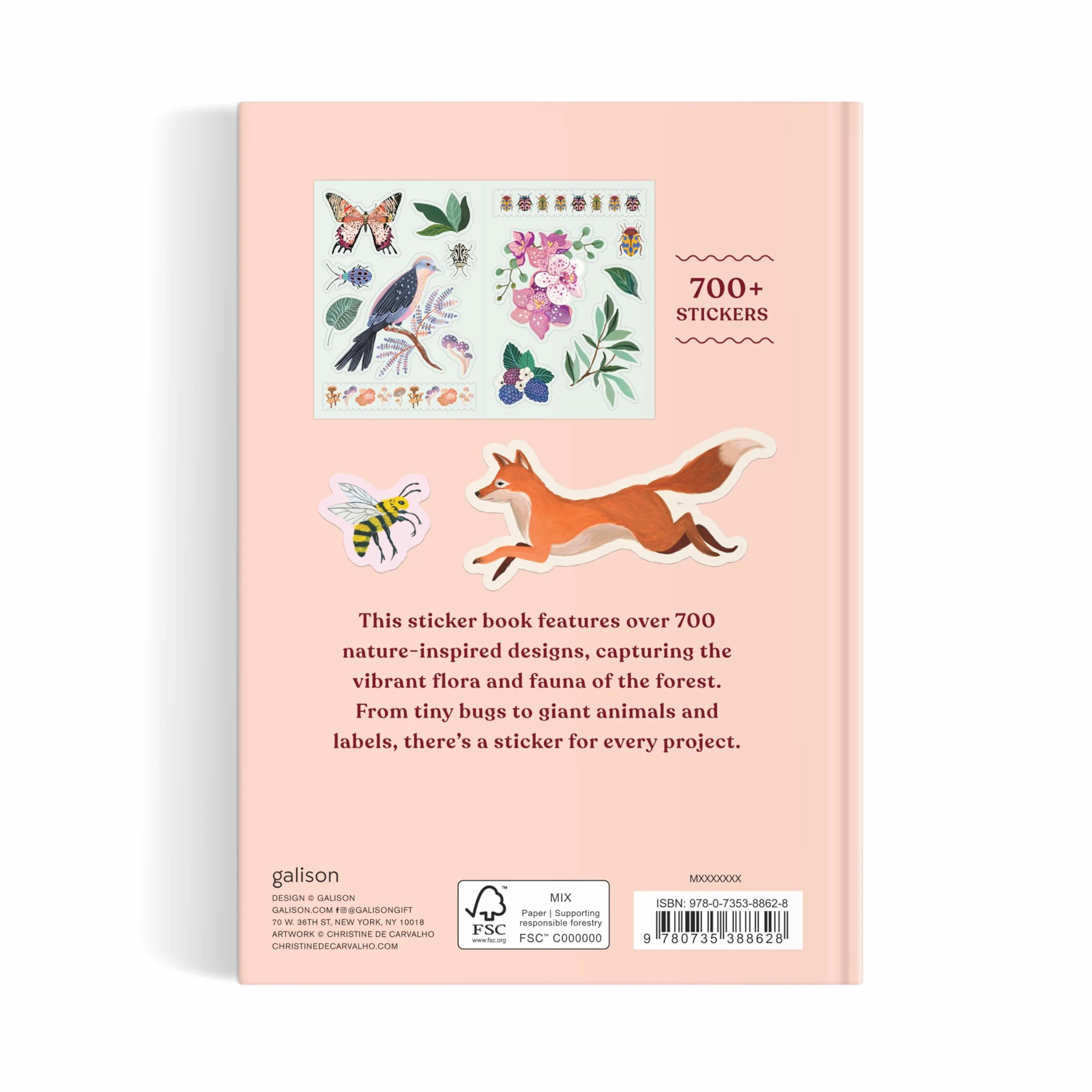Art of the Forest Sticker Book