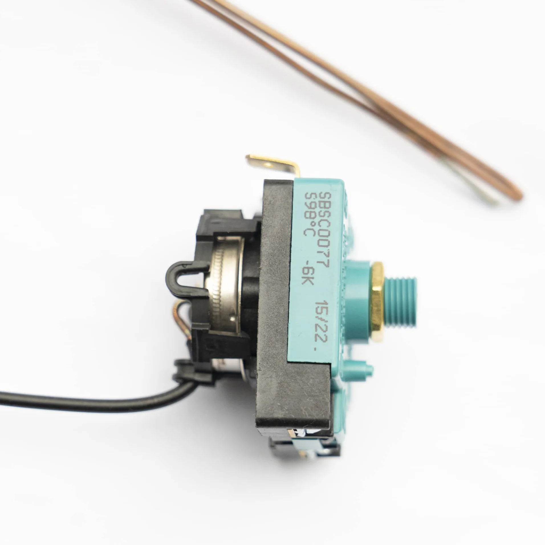 Termostat bezpieczeństwa 98°C COTHERM element grzejny bojler ciepła woda 60 cm długość rury SBSC0077
