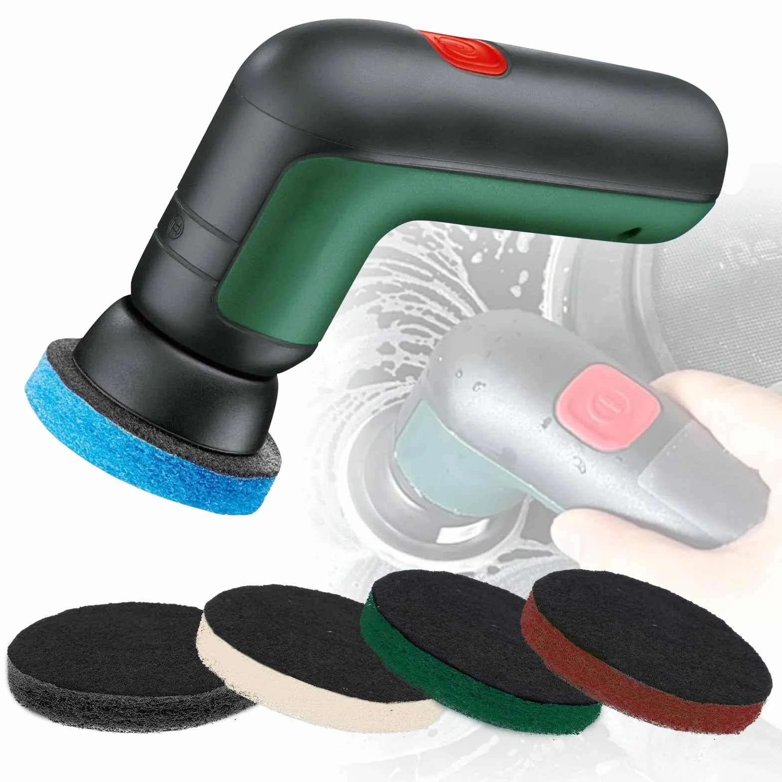 30 sztuk zestawu do Bosch Universal Brush, elektryczna szczotka do czyszczenia z akumulatorem Bosch Home/Garden 6033, szczotka do czyszczenia pad części zamienne (5 stylów szczotki pad)