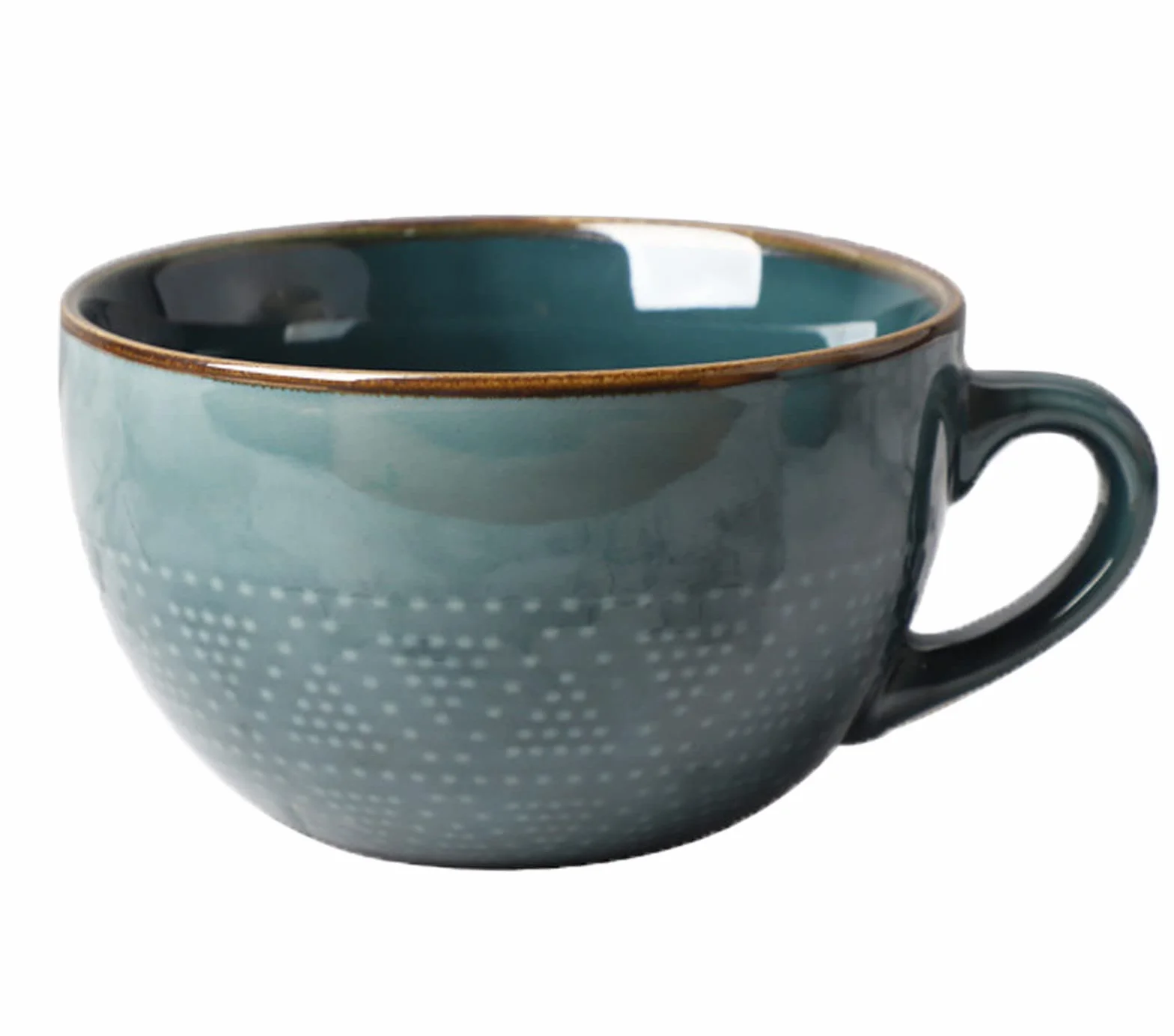Filiżanka do kawy 700 ml z kamionki XXL kubek ceramiczny