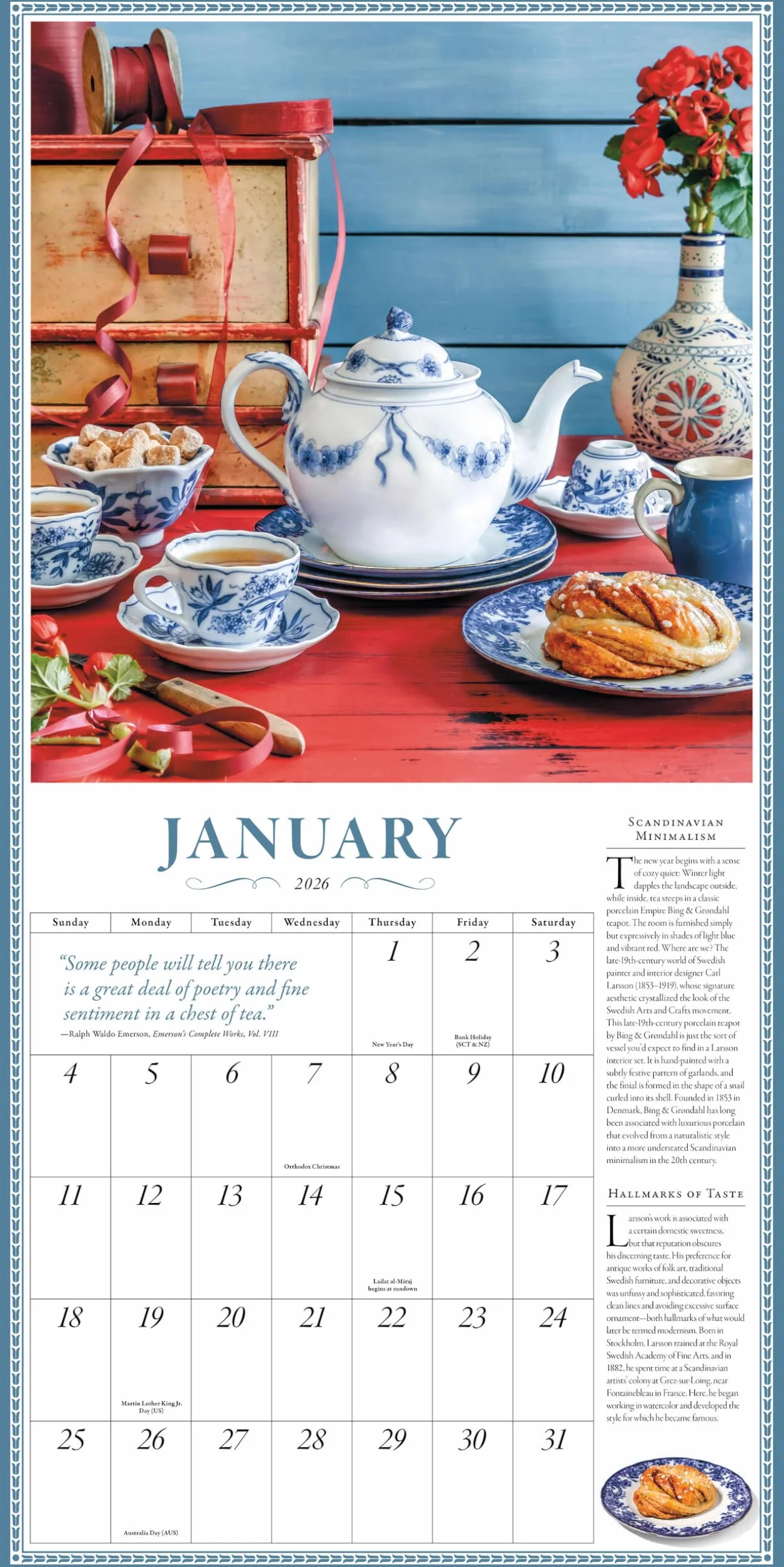 The Collectible Teapot Wall Calendar 2026: A Tea Obsessive's Dream Come True