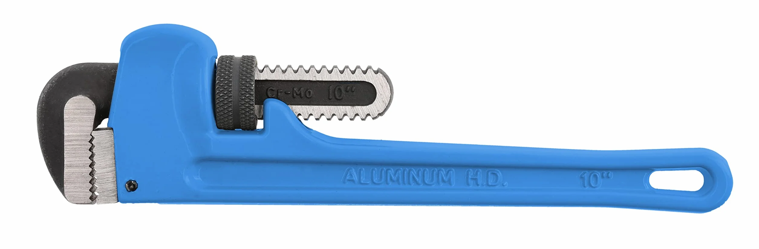 Högert Technik - Klucz do rur Stillson szczypce do rur 350 mm, aluminium 14" - szczypce do pomp wodnych dla profesjonalistów i majsterkowiczów, naprawa rur kanalizacyjnych lub grzewczych