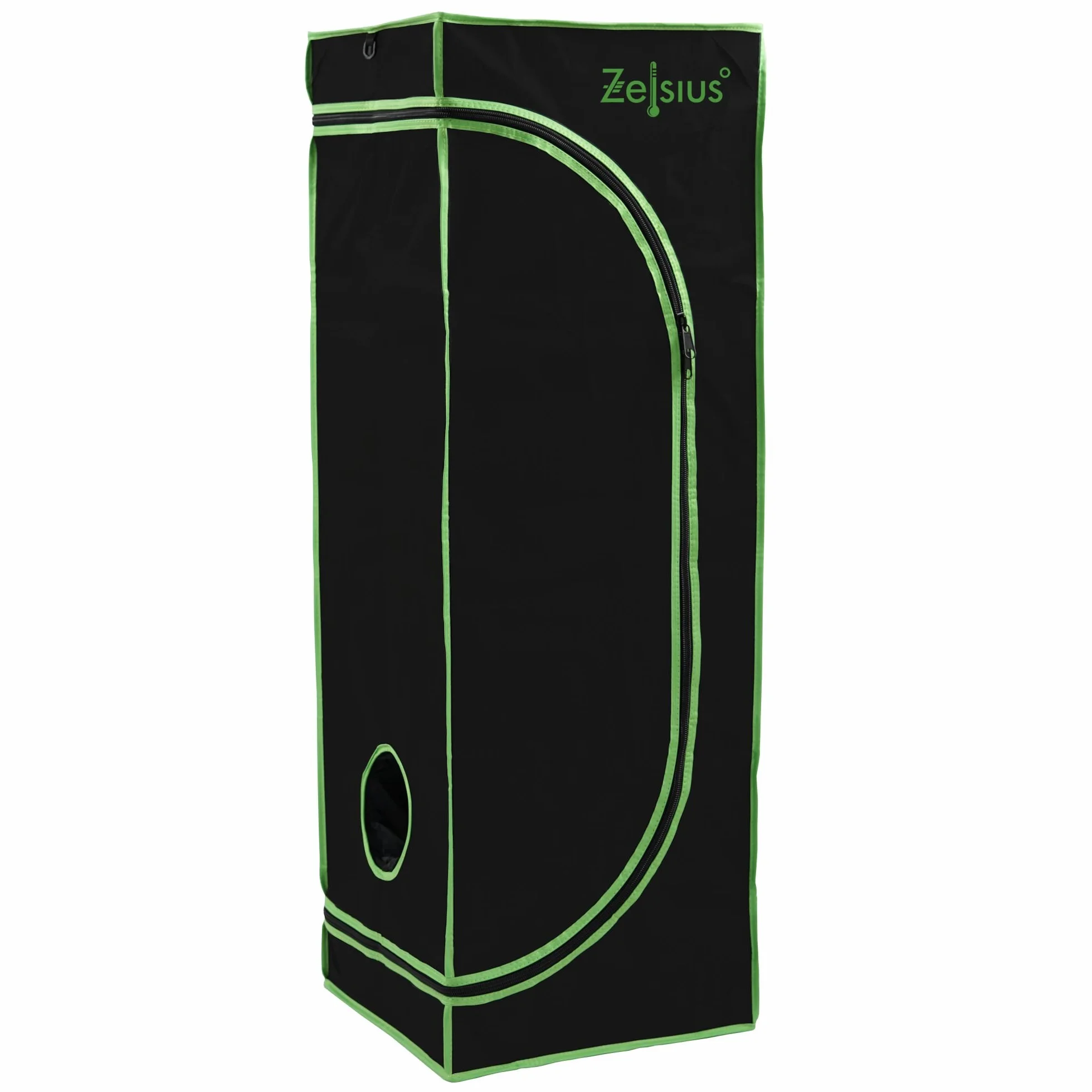 Zelsius namiot do upraw MyHomeGrow, do wewnątrz, czarno-zielony, ciemnia, namiot do uprawy roślin, szklarnia (100 x 100 x 200 cm)