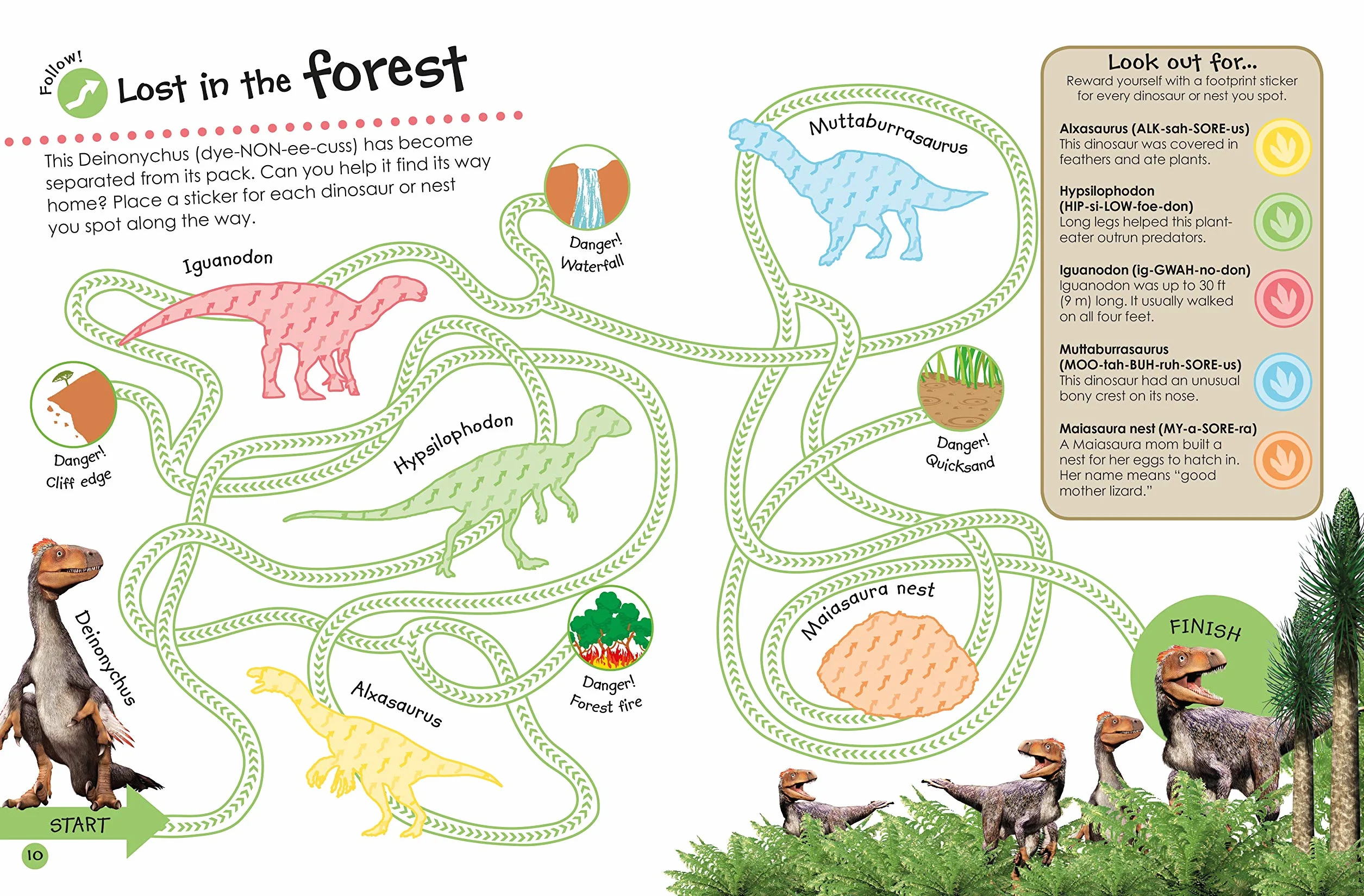 Ultimate Sticker Book Dinosaurs