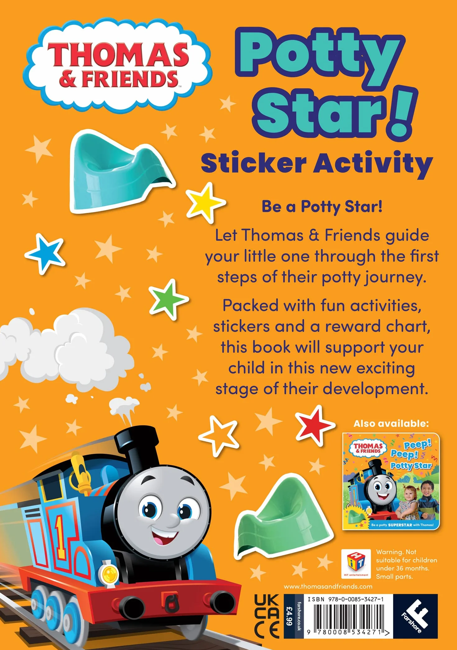 Thomas & Friends: Potty Star! Sticker Activity: NEW for 2023 The Perfect Illustrated Character Guide for Potty Training your Toddler