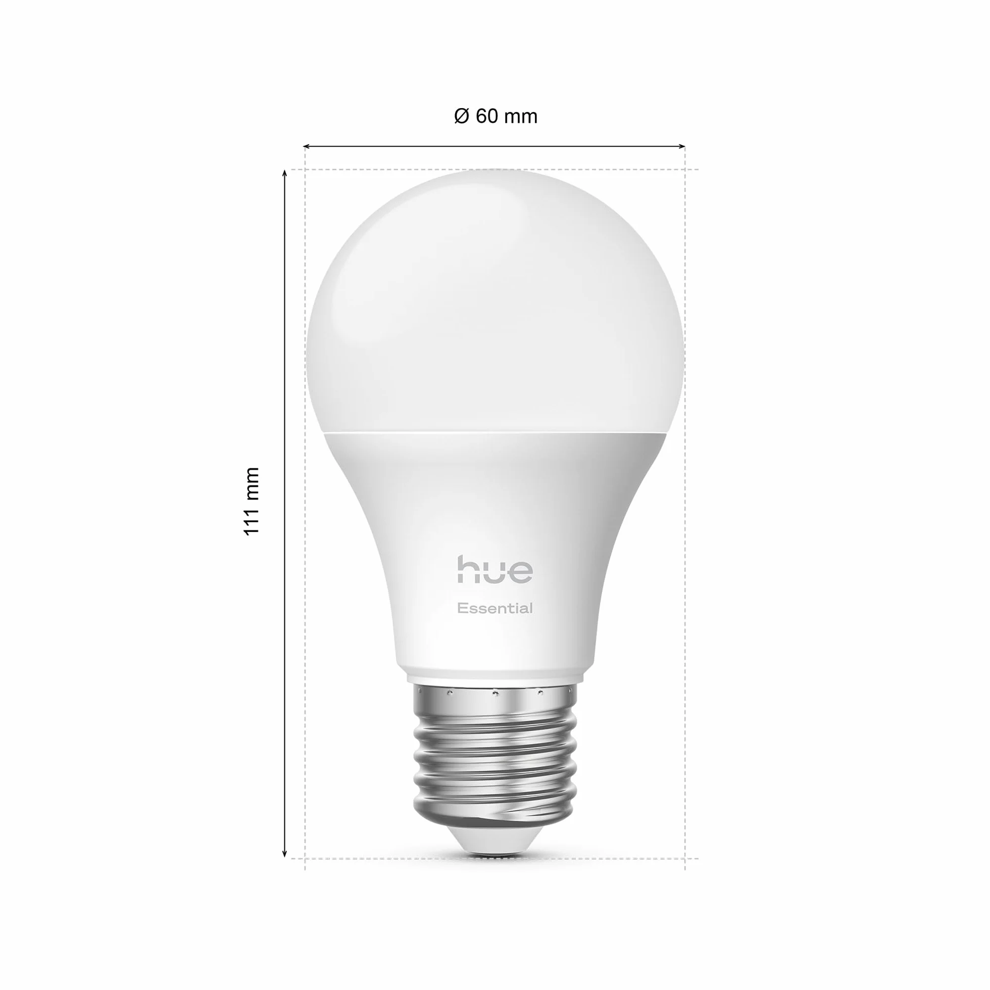 Philips Hue Essential E27 A60 żarówki 8 W, 3 szt