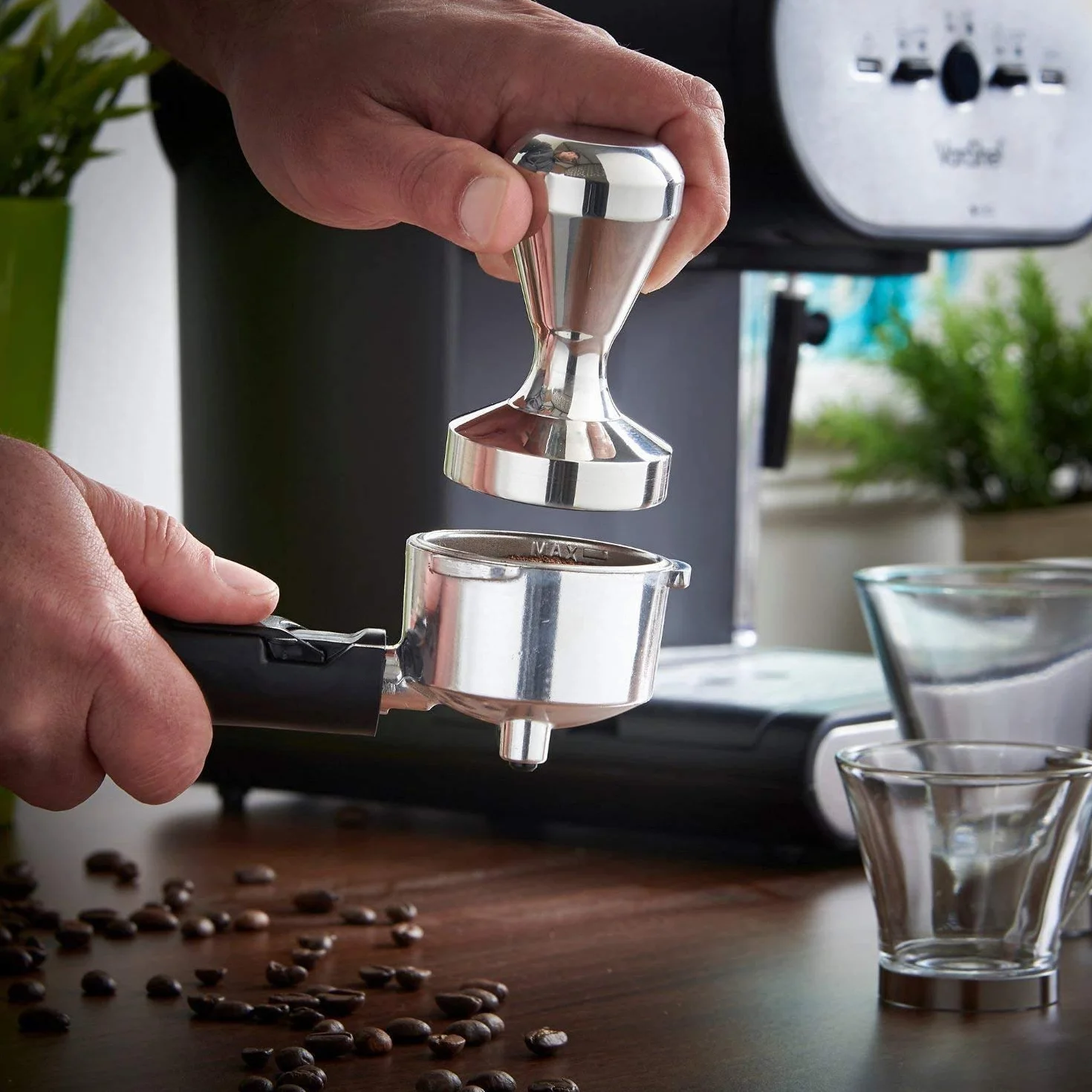 51mm tamper do kawy ze stali szlachetnej do espresso