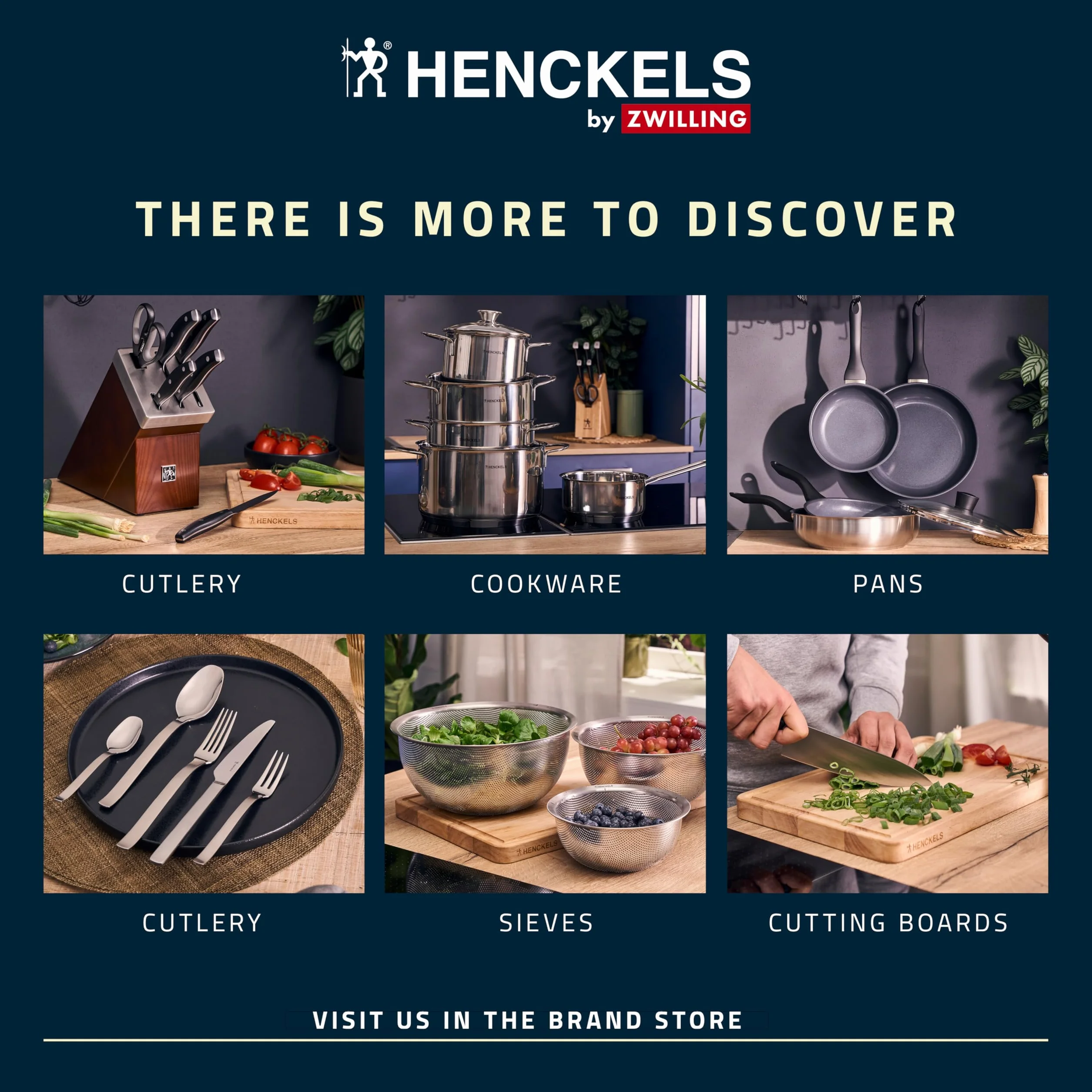 HENCKELS by ZWILLING TRIO sitko kuchenne 20 cm stal nierdzewna