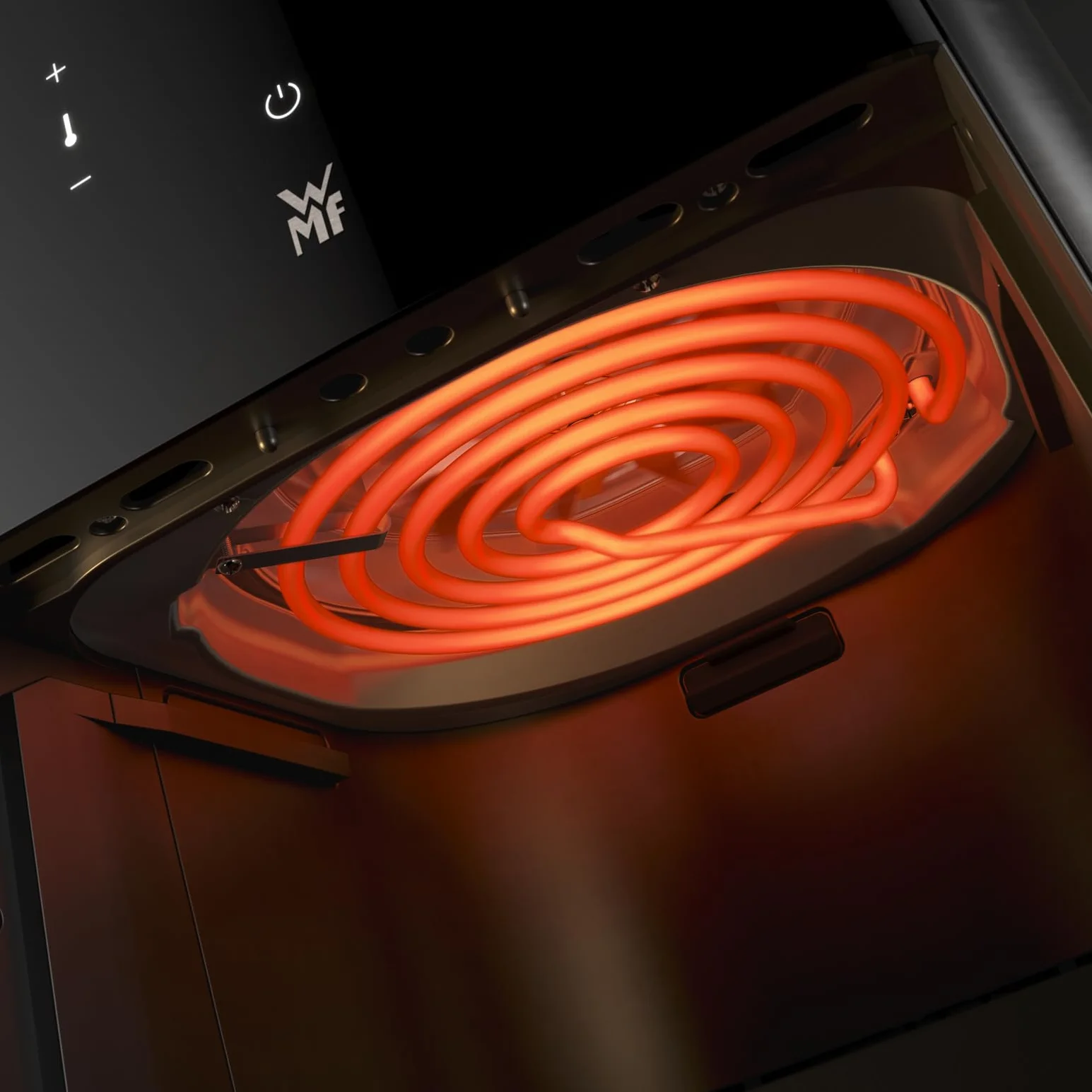 WMF Frytkownica na gorące powietrze 1550 W 4,6 l 8 programów czarna