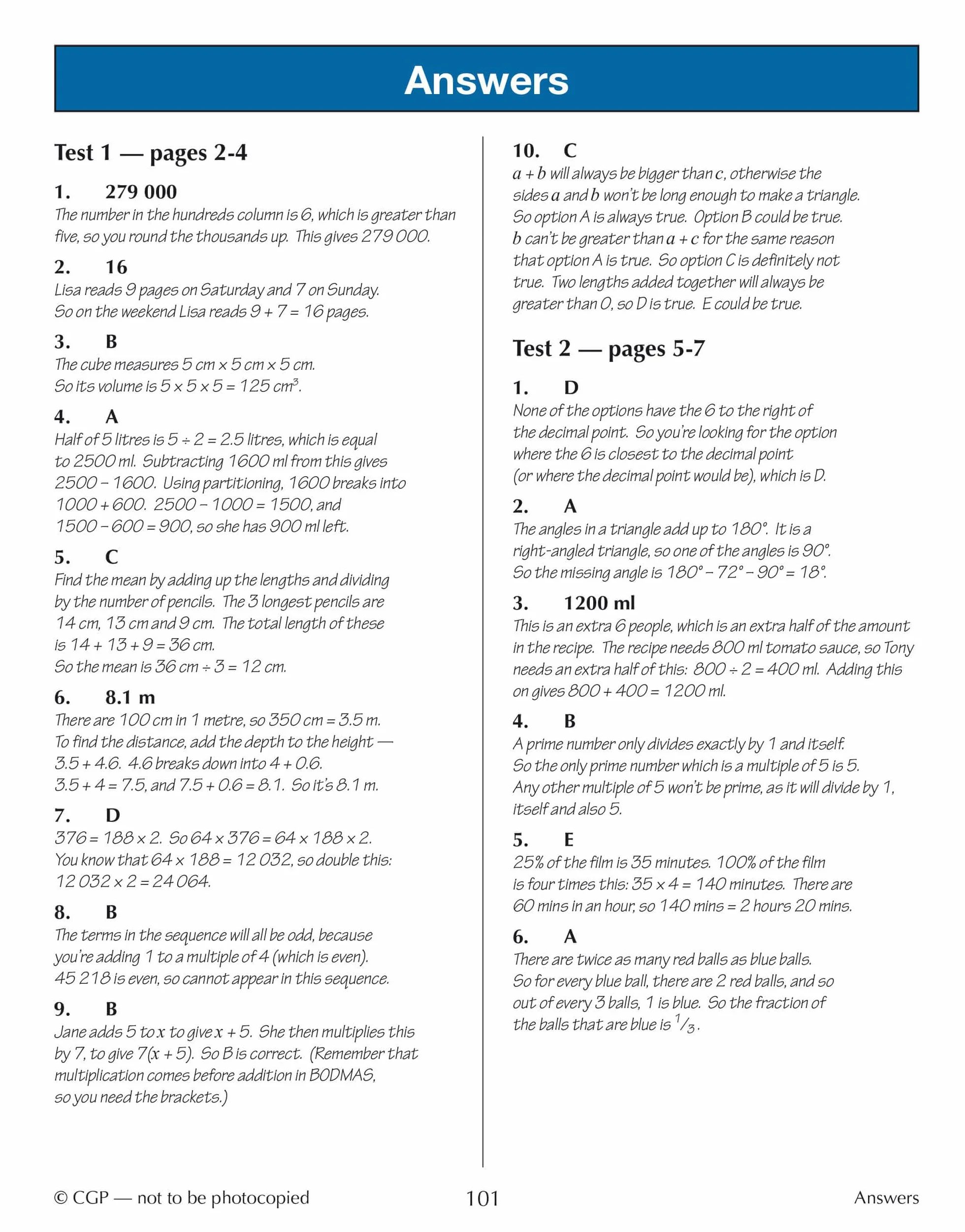 11+ GL 10-Minute Tests: Maths - Ages 10-11 Book 1 (with Online Edition)