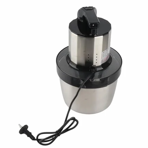 Elektryczny Blender do Mięsa 6L, 1500W, Blender C ze Stali Nierdzewnej, z 2 Biegami, Zapewniający Wydajne Siekanie Mięsa i Warzyw
