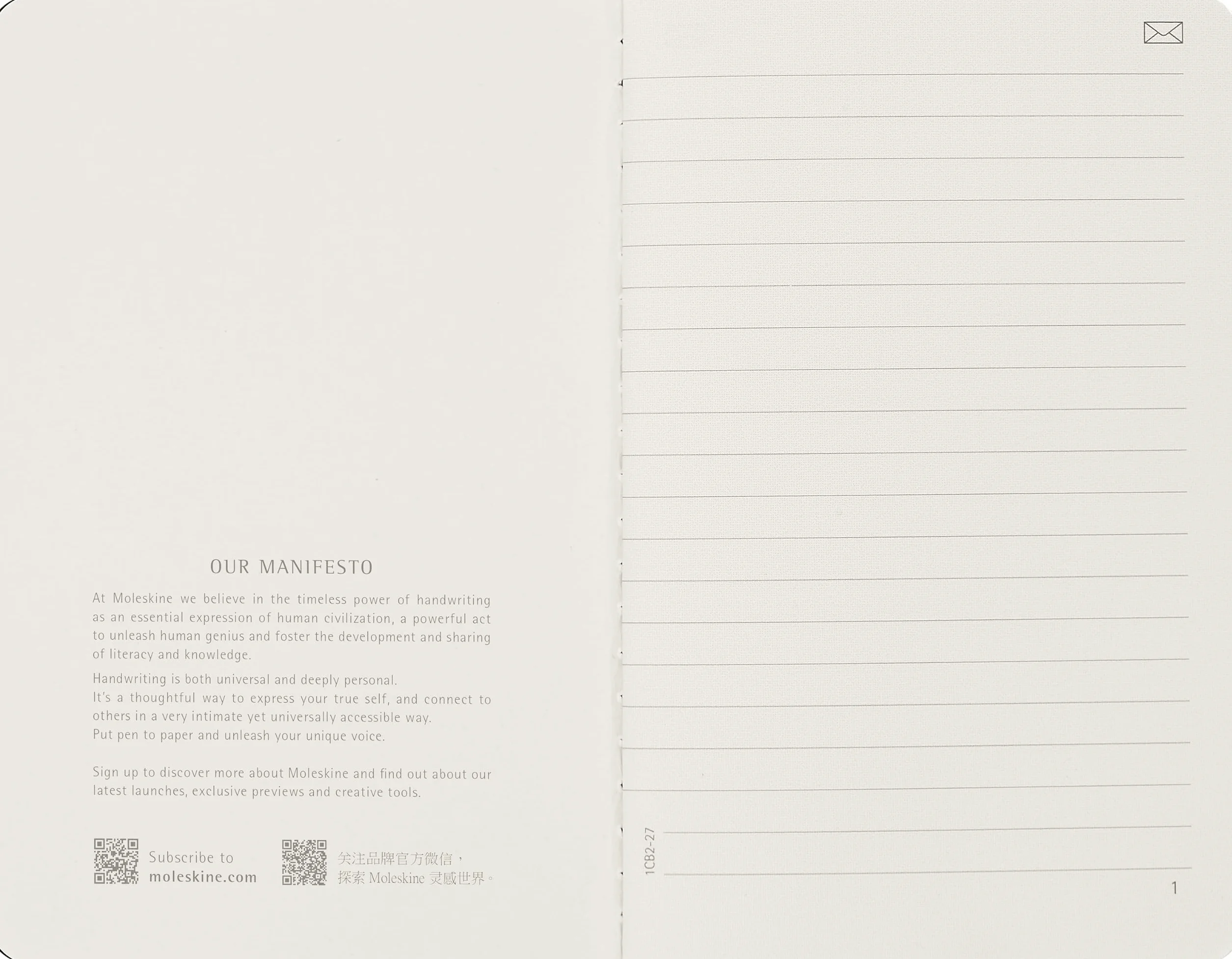 Moleskine Smart Cahier Journal, Pocket, Ruled, Black, Soft Cover (3.5 x 5.5)