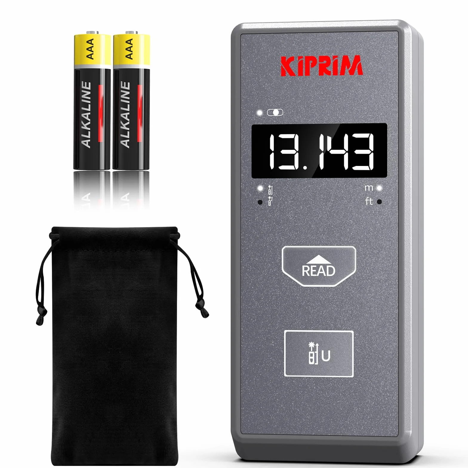 Kiprim Kompaktowy laserowy miernik odległości 70 m LD70M mini laserowe narzędzie pomiarowe taśma laserowa 69,8 m, przełączana jednostka M/FT
