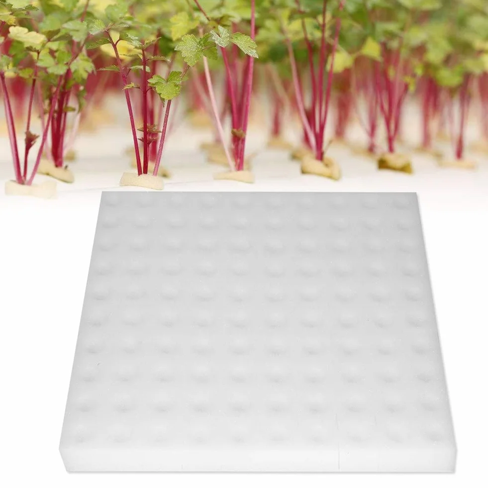 Gąbka Hydroponiczna, Biuzi 100pcs Narzędzie Do Plantacji Gąbki Hydroponicznej Kwadratowe Urządzenie Do Uprawy Bezgruntowej, Stosowane Do Małych Roślin Wzrostu Pąków Lub Nasion