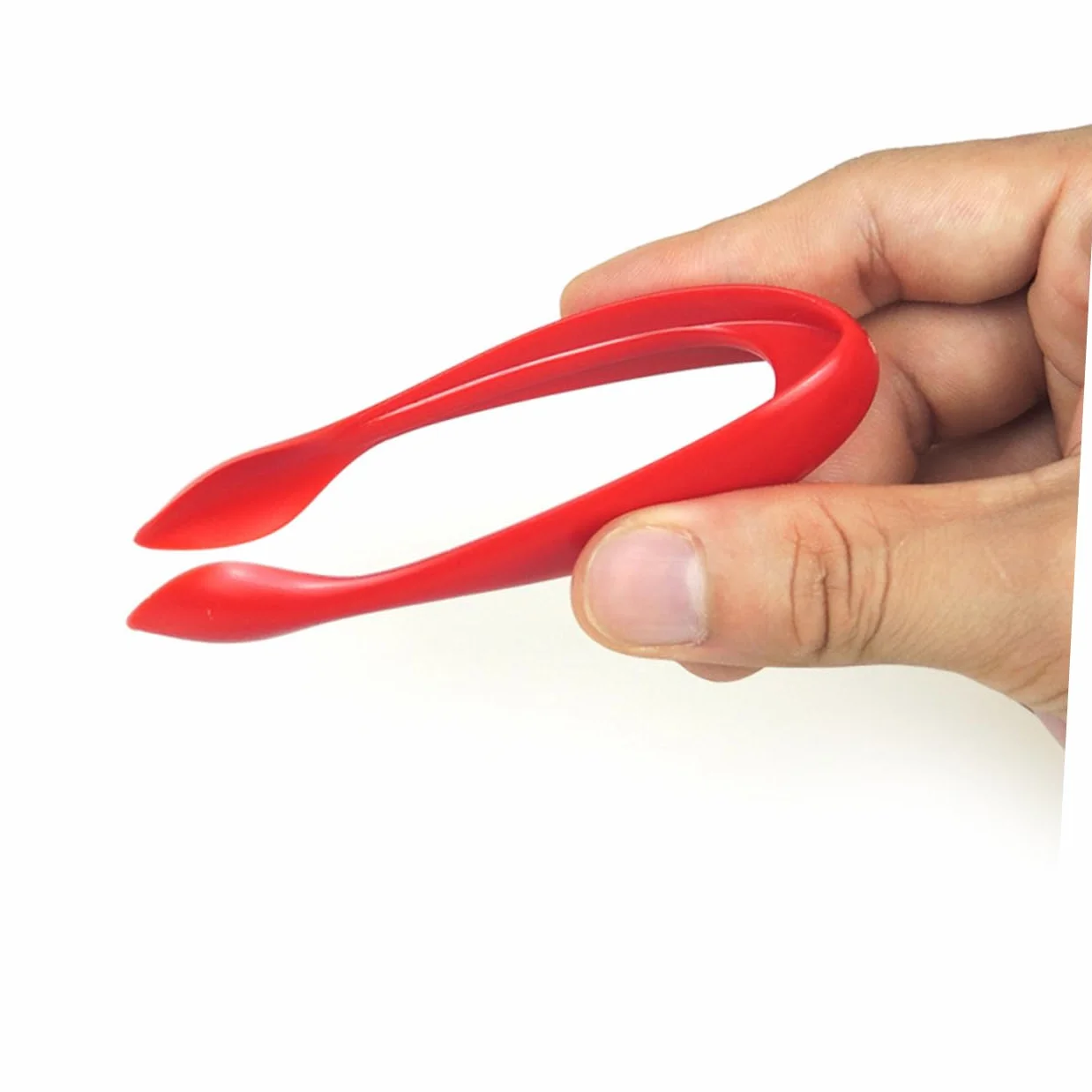 Kreatywny Plastikowy Separator Łodyg Truskawek Narzędzie Do Usuwania Szypułek Owoców 2 Szt. Czerwony