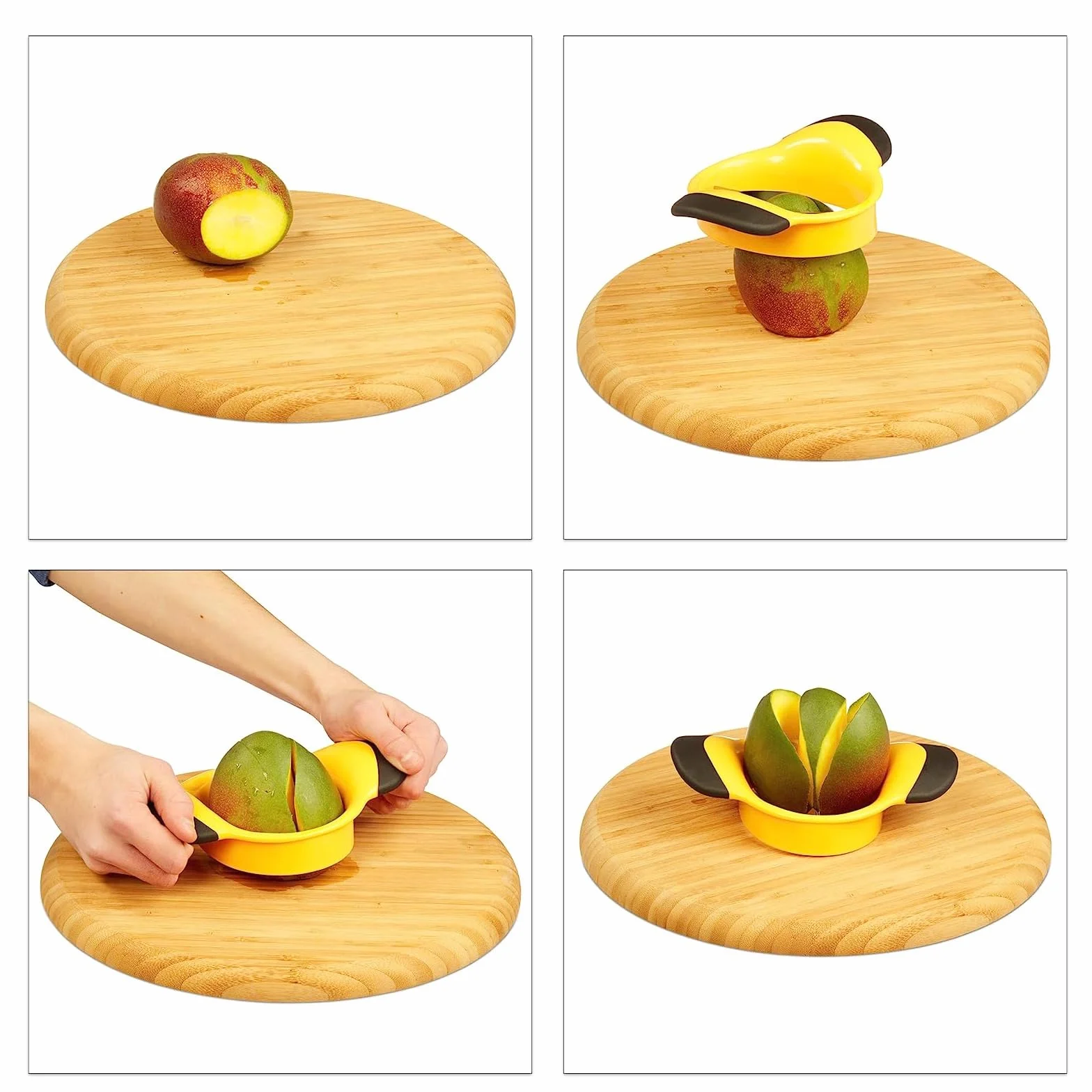 Krajalnica do mango ze stali nierdzewnej, do owoców i warzyw
