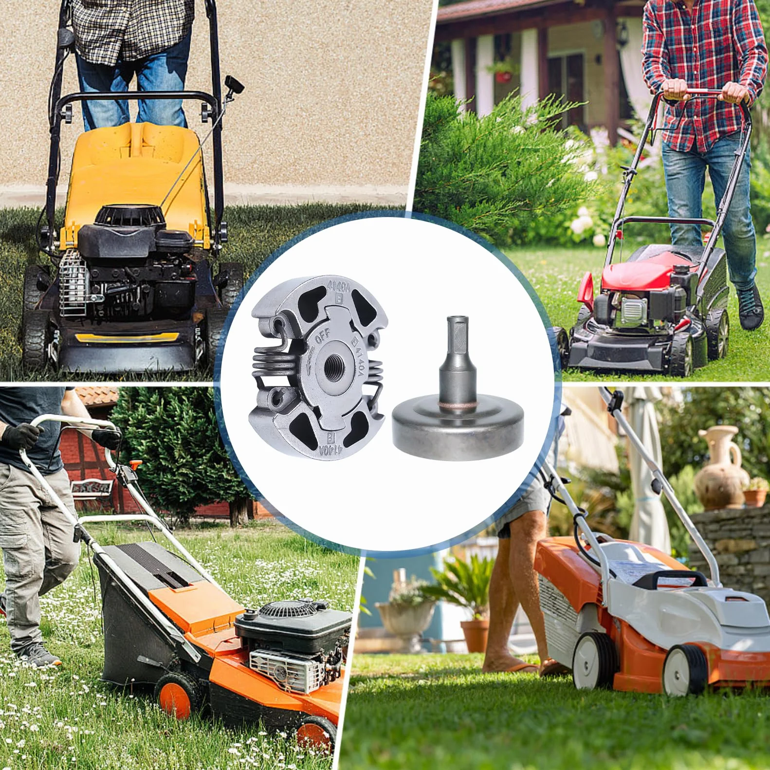 Zestaw bębna sprzęgła pasuje do Stihl FS38 FS40 FS45 FS46 FS50 FS55 FS56 FS70 trymer strunowy zamiennik 41401602005.
