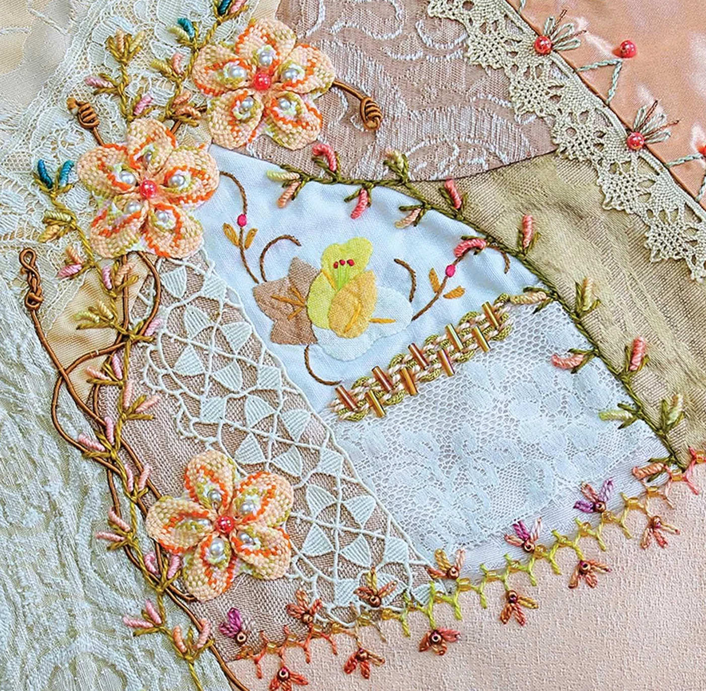 Crazy Quilting for Beginners Handy Pocket Guide: All the Basics to Get You Started