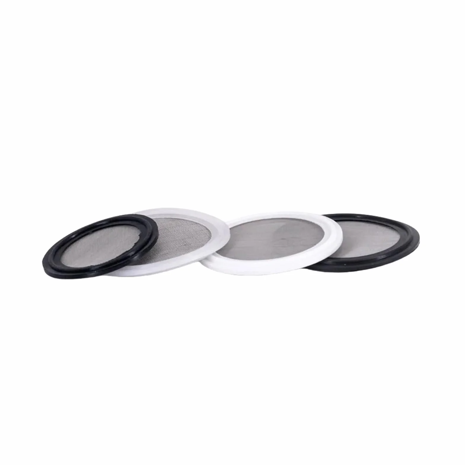 Uszczelka silikonowa/PTFE/EDPM/FKM z zaciskiem Tri Clamp do filtracji od 10 do 300 oczek – 1 szt.(Black,300MESH*50.5MM)
