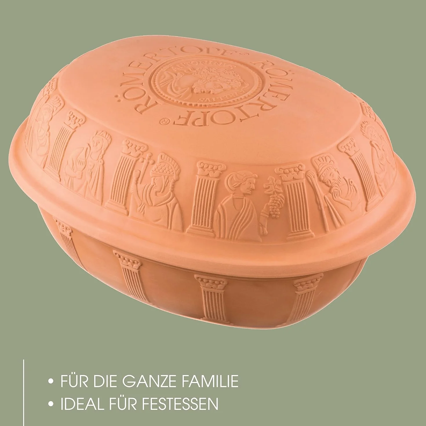 Römertopf Maxi 8 osób z książką kucharską