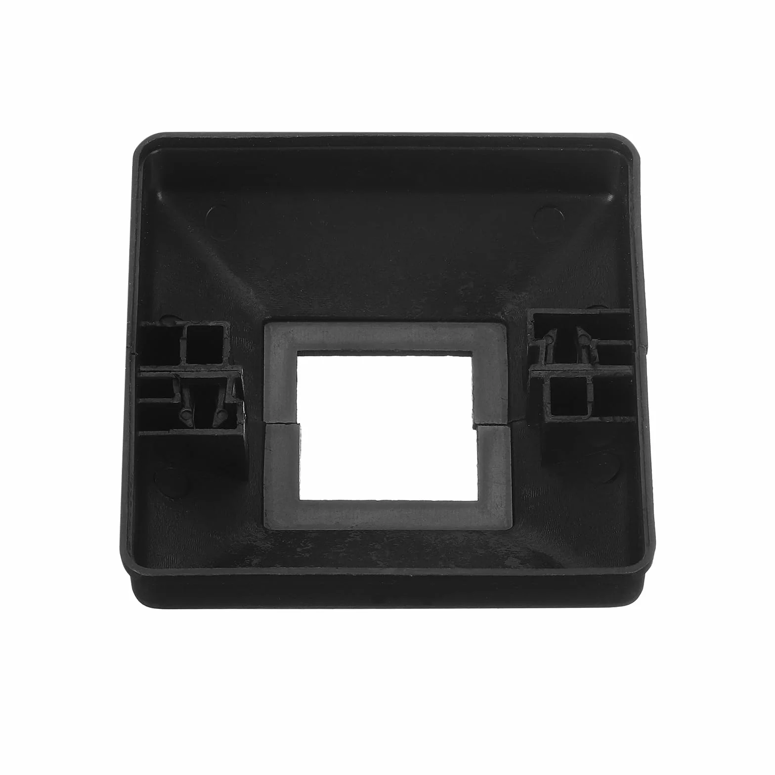 QUARKZMAN Osłona podstawy słupka, 2 szt. 30 x 30 mm / 1,2" x 1,2" x 1,2" plastikowa osłona na dno słupka do ogrodzenia balustrady schodów balkonowych, 88 x 88 mm / 3,5 x 3,5" (łącznie)