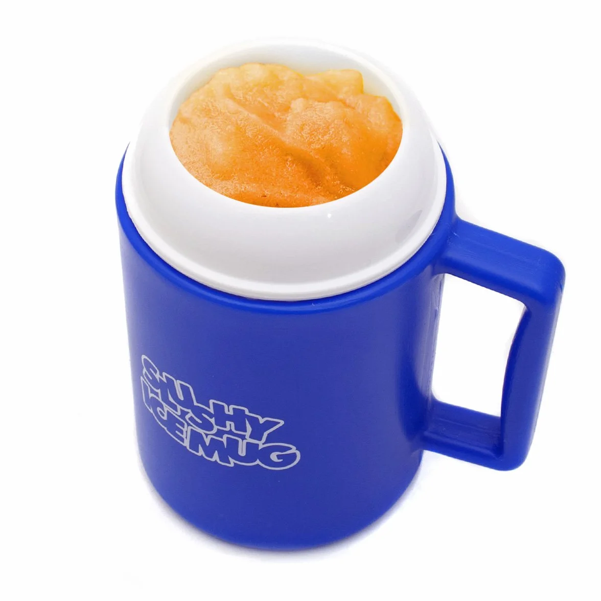 Oryginalny kubek Slushy - Filiżanka Slush z łyżeczką i słomką do picia; Kostkarka do lodu Slushy Magic Slush Maker Zamraża kubek na lód wodny w kilka sekund.