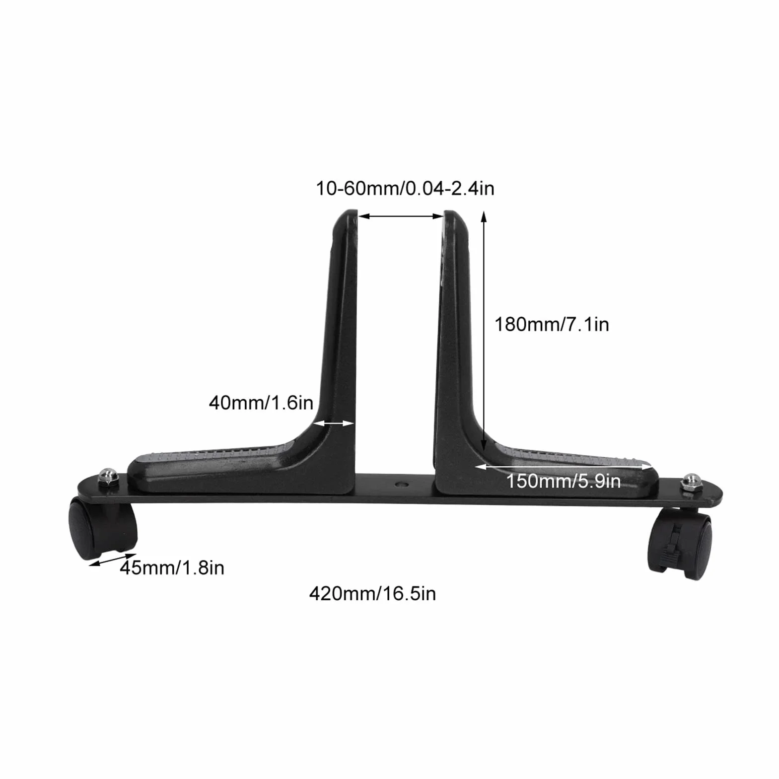 2 Zestawy Przegroda Pokojowa Uchwyt Ekranu Przegroda Ekranu Regulowana szerokość Ruchome Nóżki Rozdzielacza Ekranu z Kółkami do Domowego Biura Hotelowego 100 Kg (BLACK)