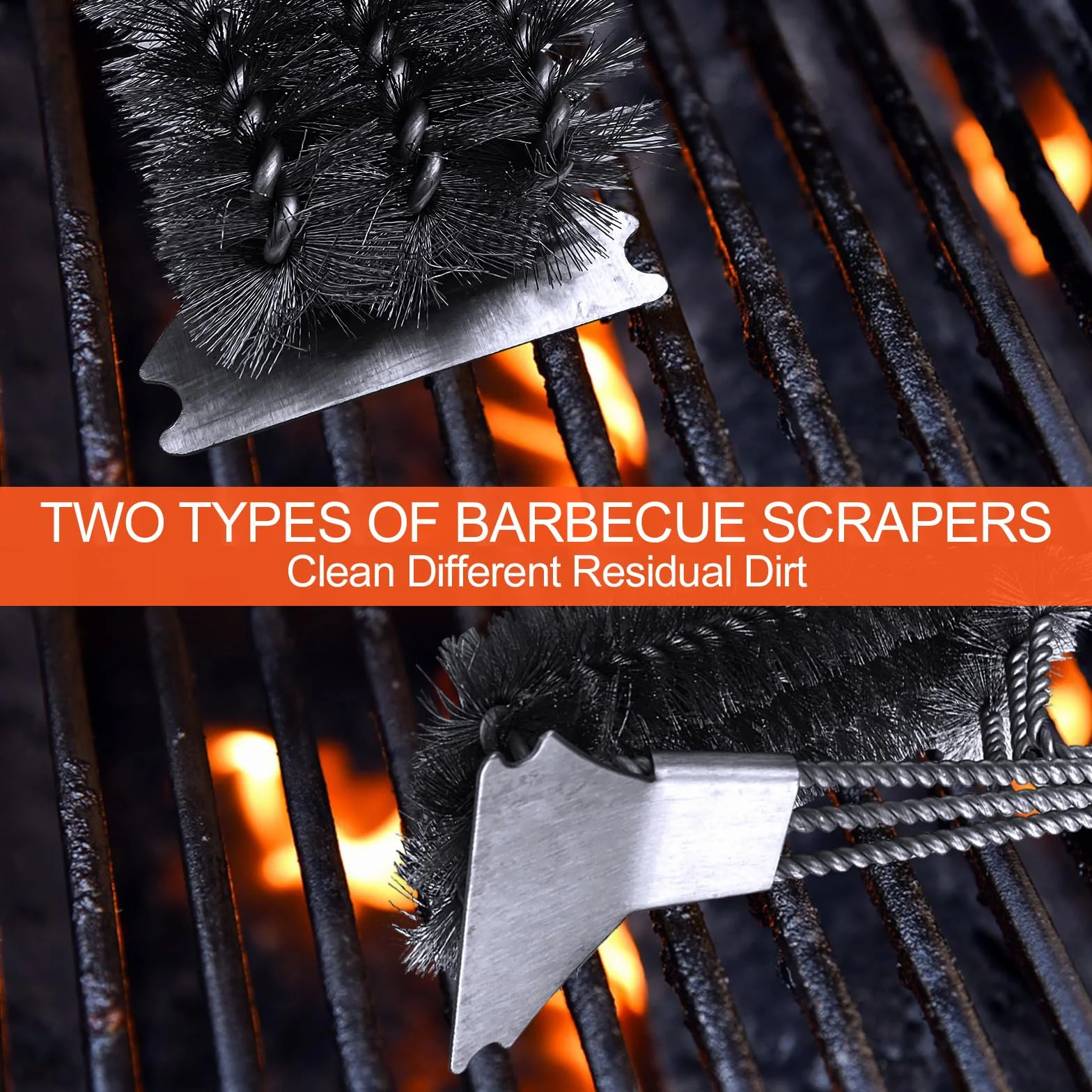 Newpop szczotka do czyszczenia grilla 3 w 1
