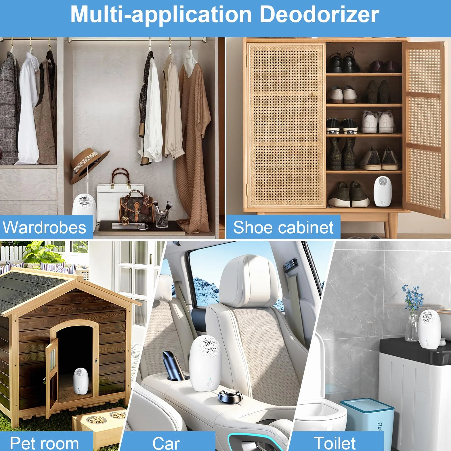 Dezodorator do lodówek, USB, mini generator ozonu, eliminator zapachów, ozon, oczyszczacz powietrza do samochodu, przenośny generator ozonu O3, neutralizator zapachów do szafki na buty, możliwość