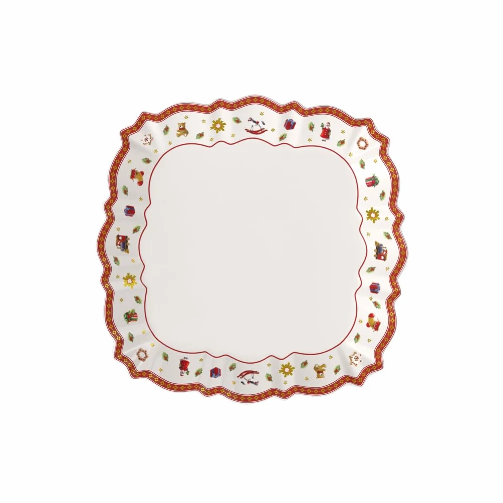 Villeroy & Boch Toy'S Delight Talerz do Serwowania, Biały, 26 x 26 cm