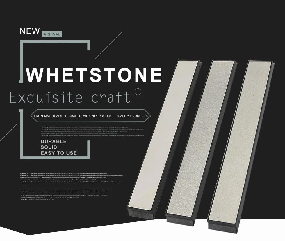 Now Zestaw 6 kamieni ostrzących ADAEE z diamentowymi kamieniami ostrzącymi, gradacja 80-1500, 150x20 mm, diament