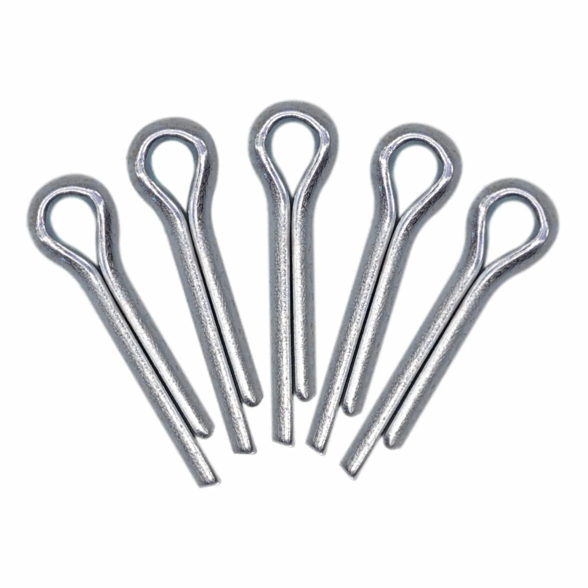 SKIR'CO (500 szt.) Zawleczki ze stali ocynkowanej 2 x 10 mm, Zawleczki, DIN 94, Zawleczki metalowe