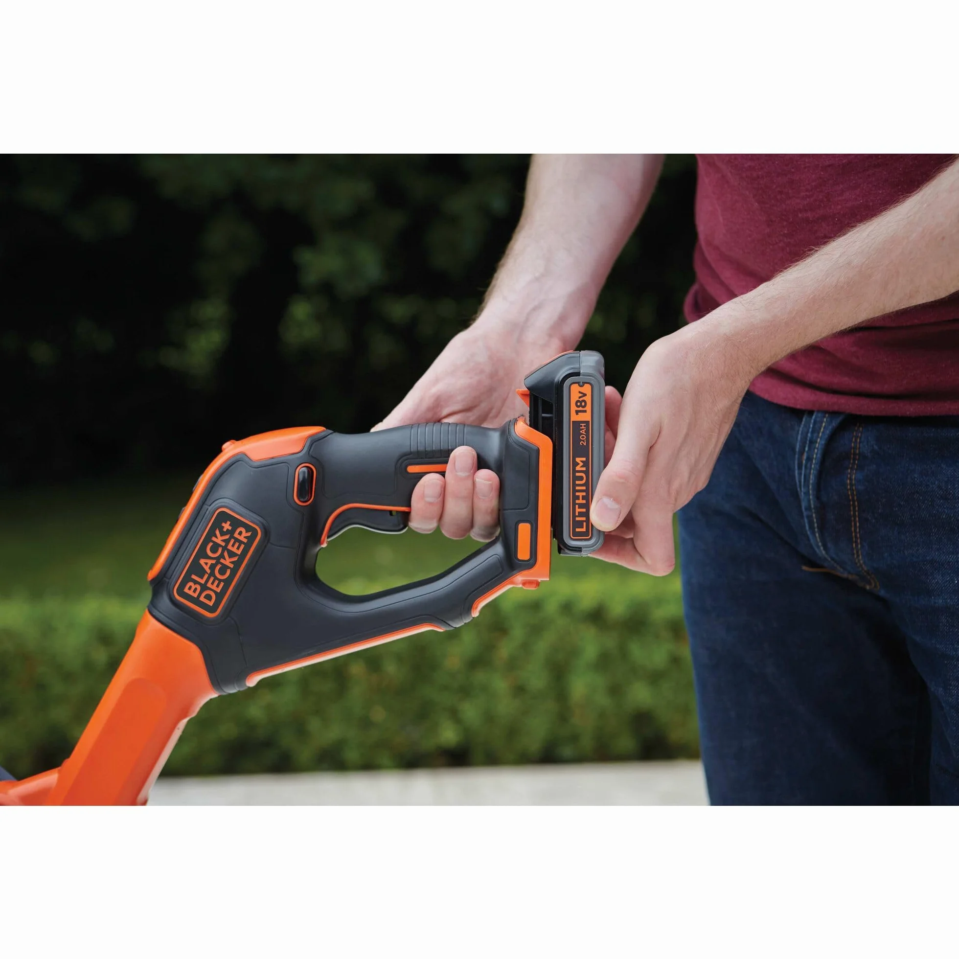 Black+Decker STC1820PCB-XJ Akumulatorowa Podkaszarka do Trawy, 18 V, Czarny, Pomarańczowy, Srebrny, 23.2 x 14 x 104.6 cm; 2.33 kg