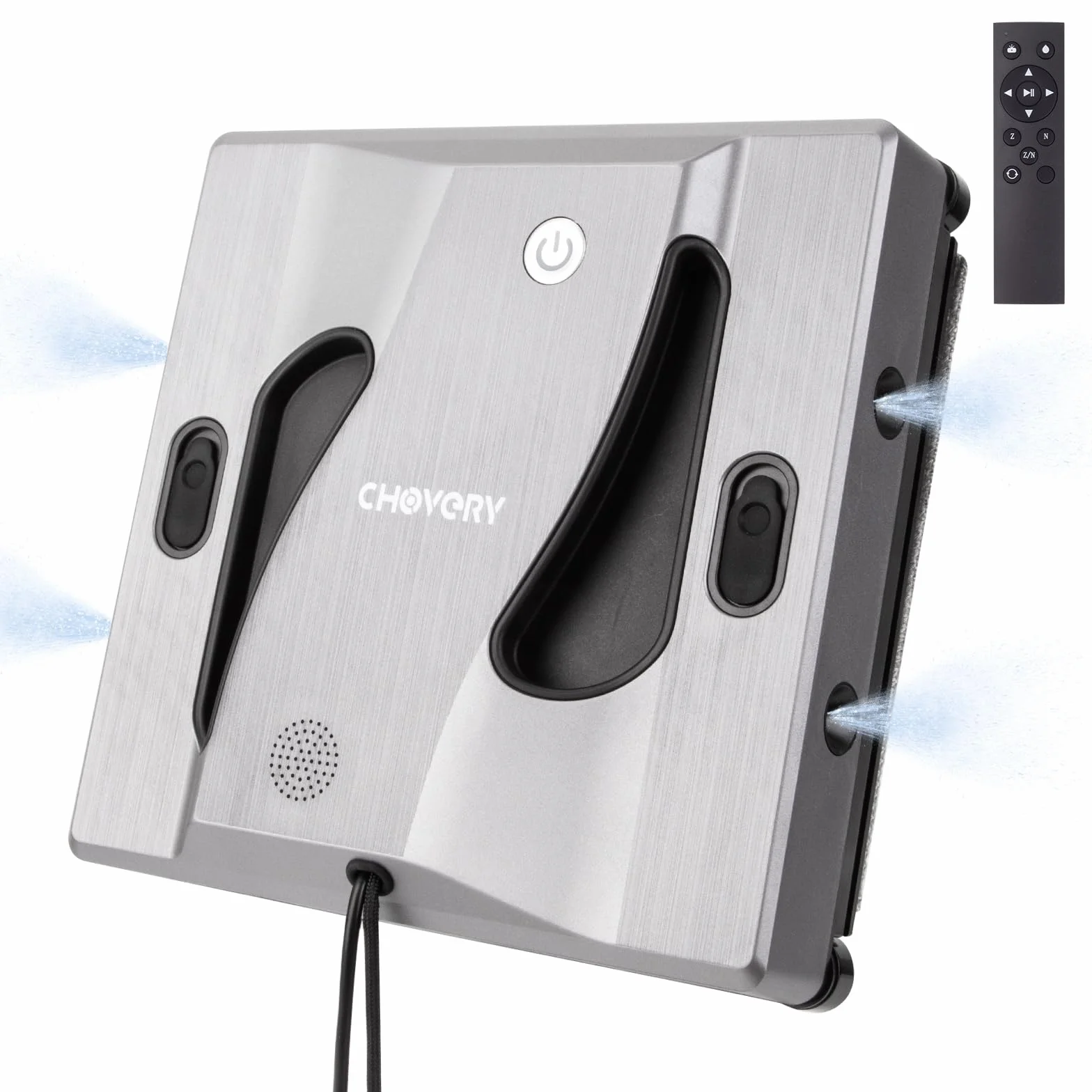CHOVERY CL4 Robot do czyszczenia okien z 4 dyszami do spryskiwania 6000Pa Robot do czyszczenia okien z inteligentną nawigacją 5.0 Al 65dB Robot do czyszczenia szkła o niskim poziomie hałasu do