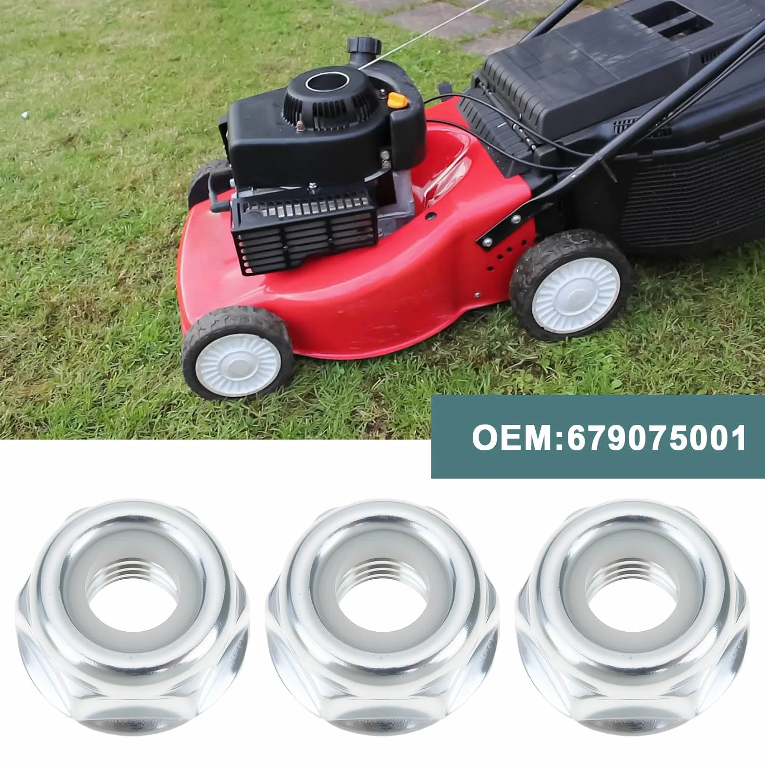10 szt. M10 x 1,25 nakrętka lewego ostrza 679075001 kompatybilna z Homelite kompatybilna z Ryobi