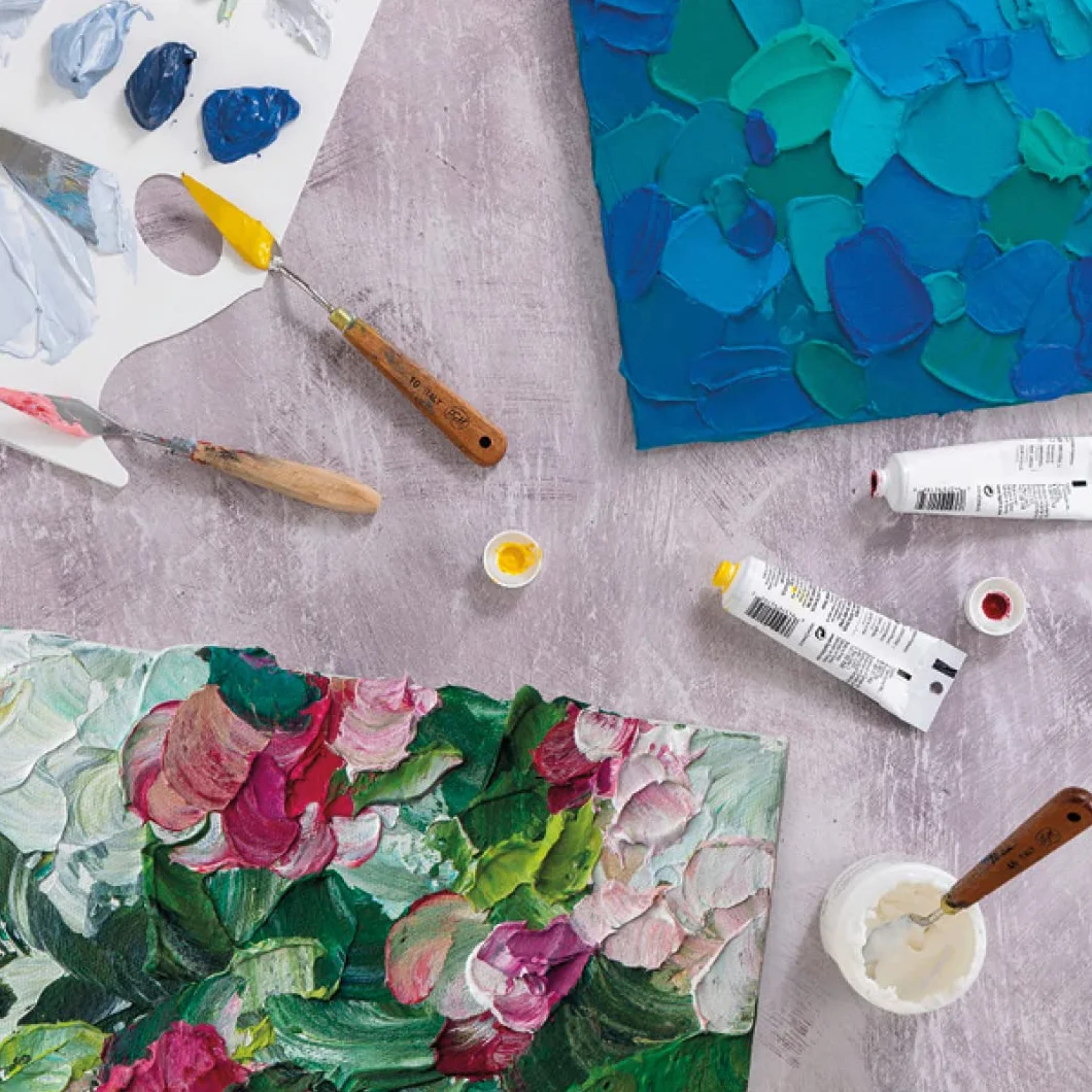 Textured Art: Palette Knife and Impasto Painting Techniques in Acrylic