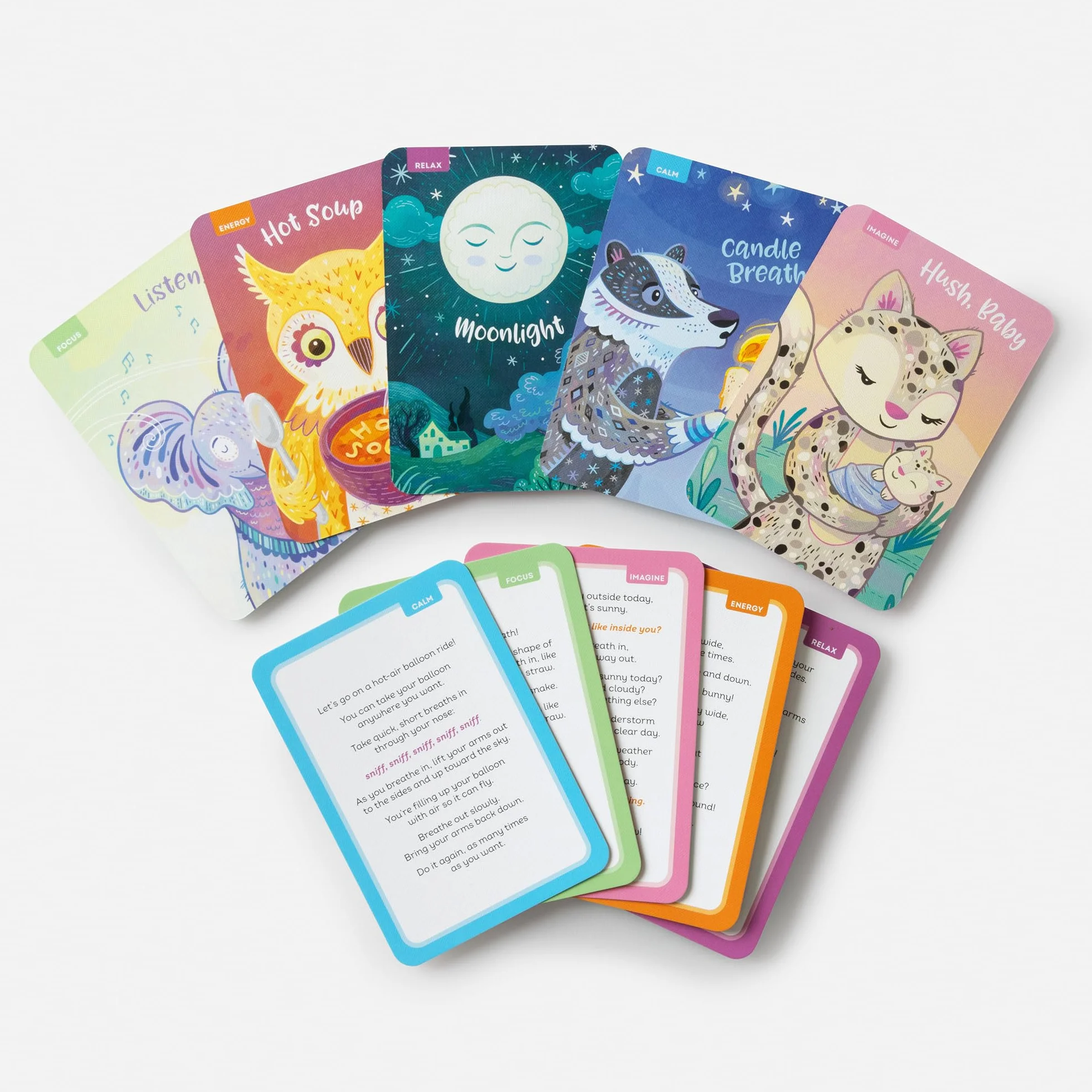 Breathe Like a Bear Mindfulness Cards: 50 Mindful Activities for Kids