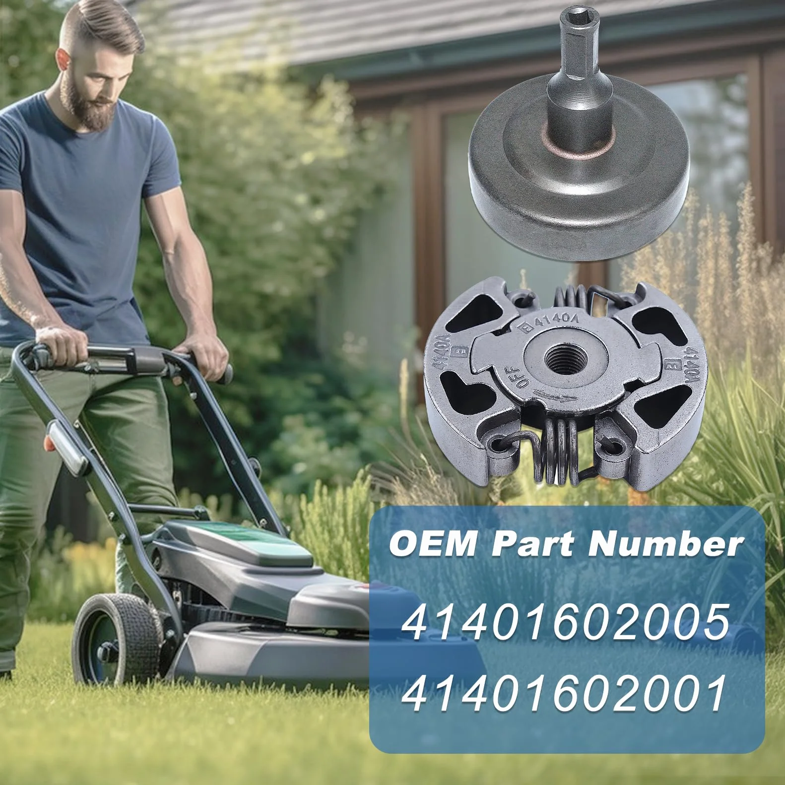 Zestaw bębna sprzęgła pasuje do Stihl FS38 FS40 FS45 FS46 FS50 FS55 FS56 FS70 trymer strunowy zamiennik 41401602005.