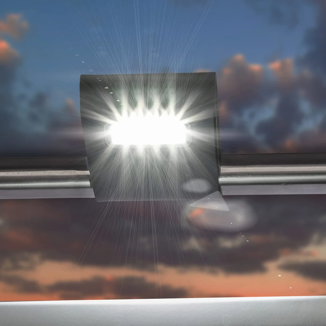 LANDMANN | Lampa magnetyczna do grilla | Energooszczędna technologia LED | Akumulator litowo-jonowy | Jasność: 100 lumenów | Funkcja timera | Czas pracy do 5 godzin
