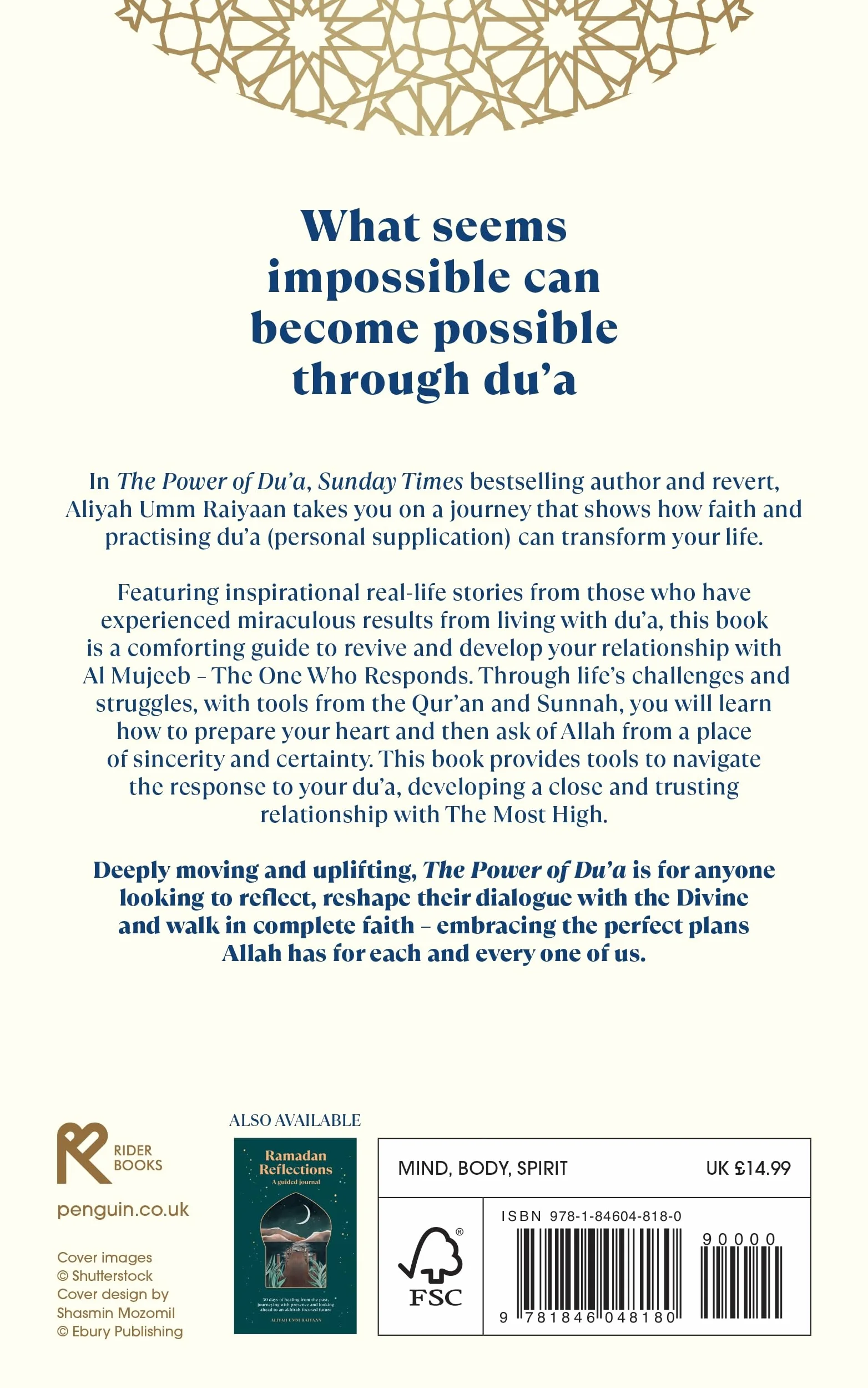 The Power of Du'a: From the Sunday Times bestselling author of Ramadan Reflections