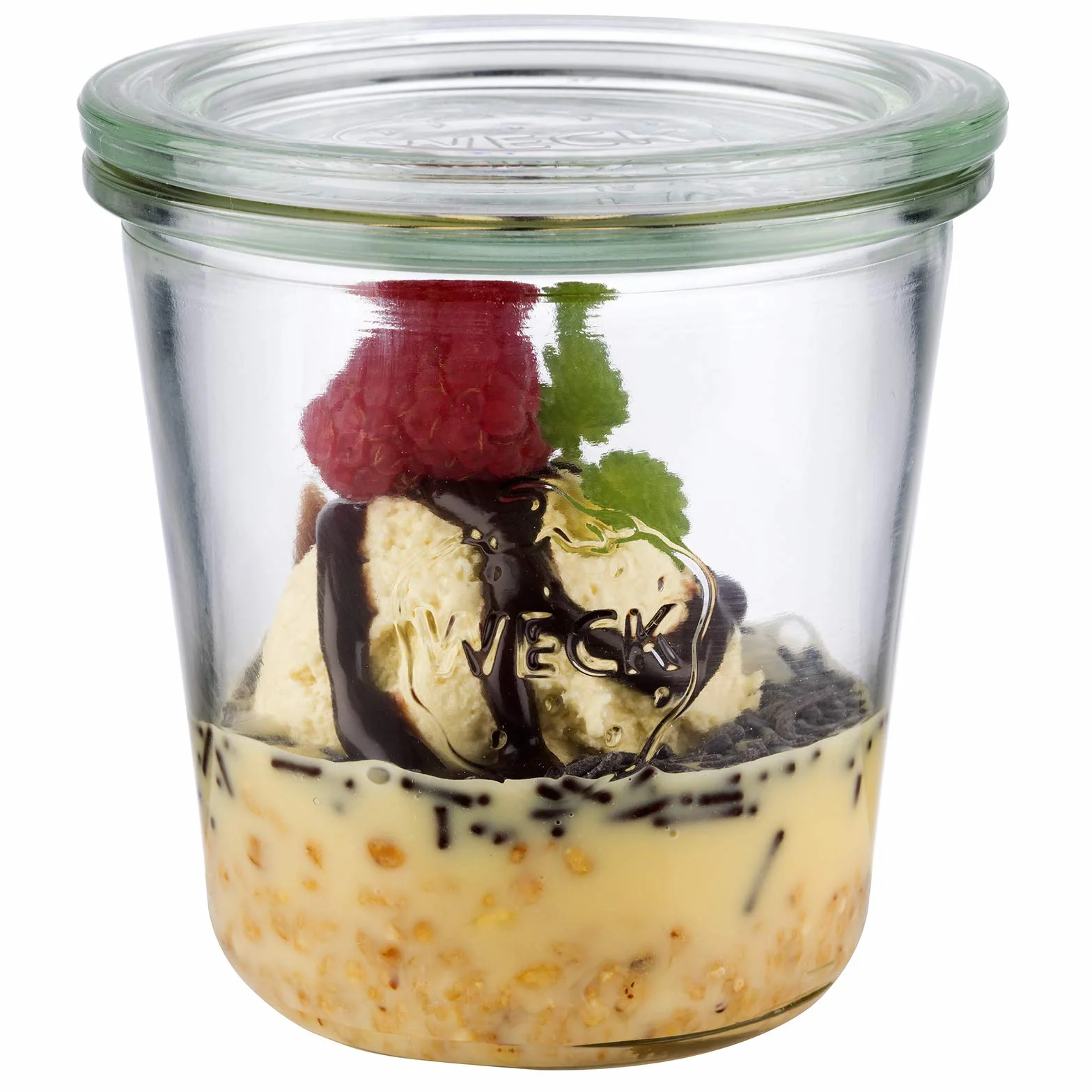WECK Zestaw 6 słoików 290 ml z pokrywką Ø 9 cm