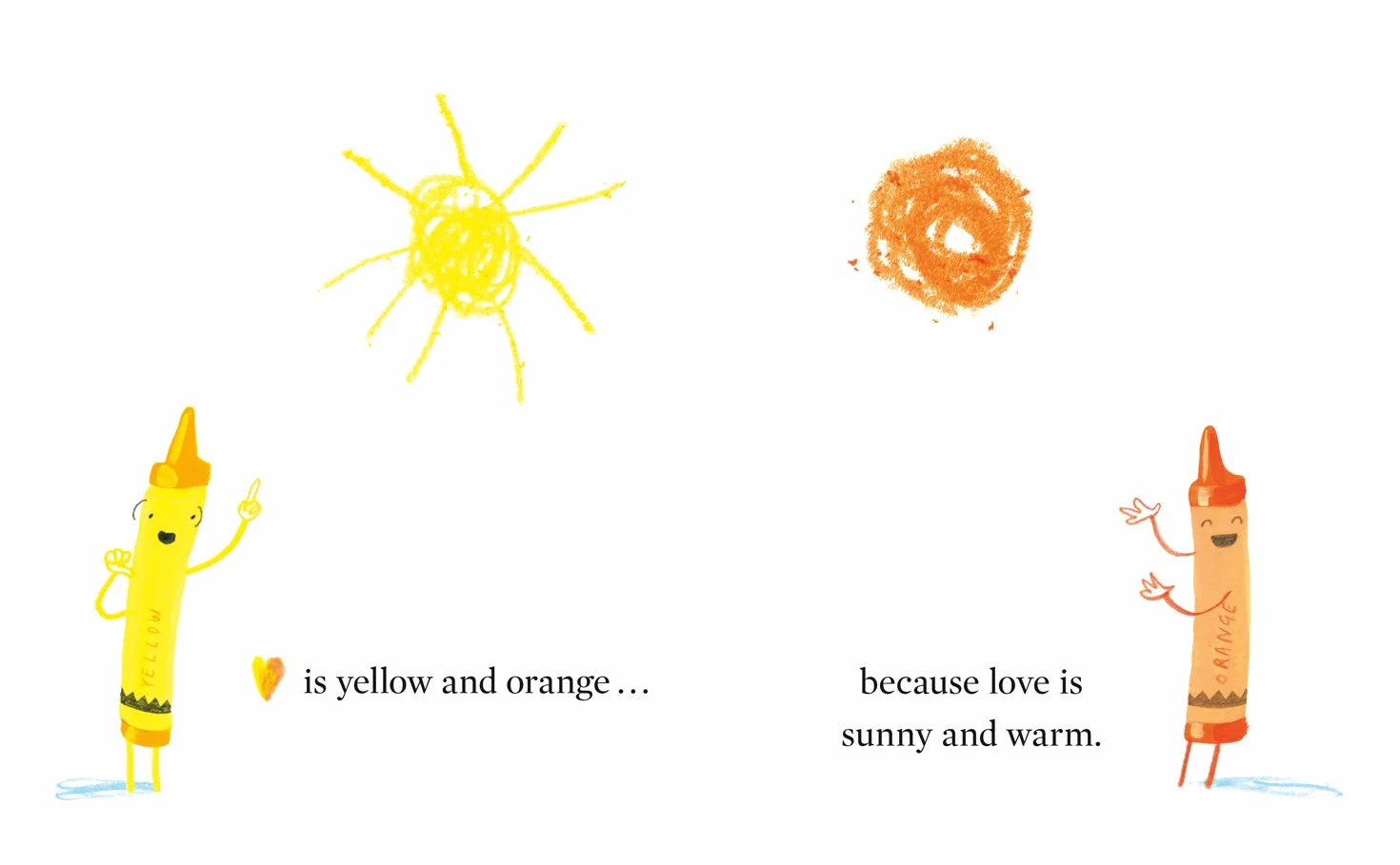 Love from the Crayons: A Beautifully Illustrated Children's Story of Love and Friendship