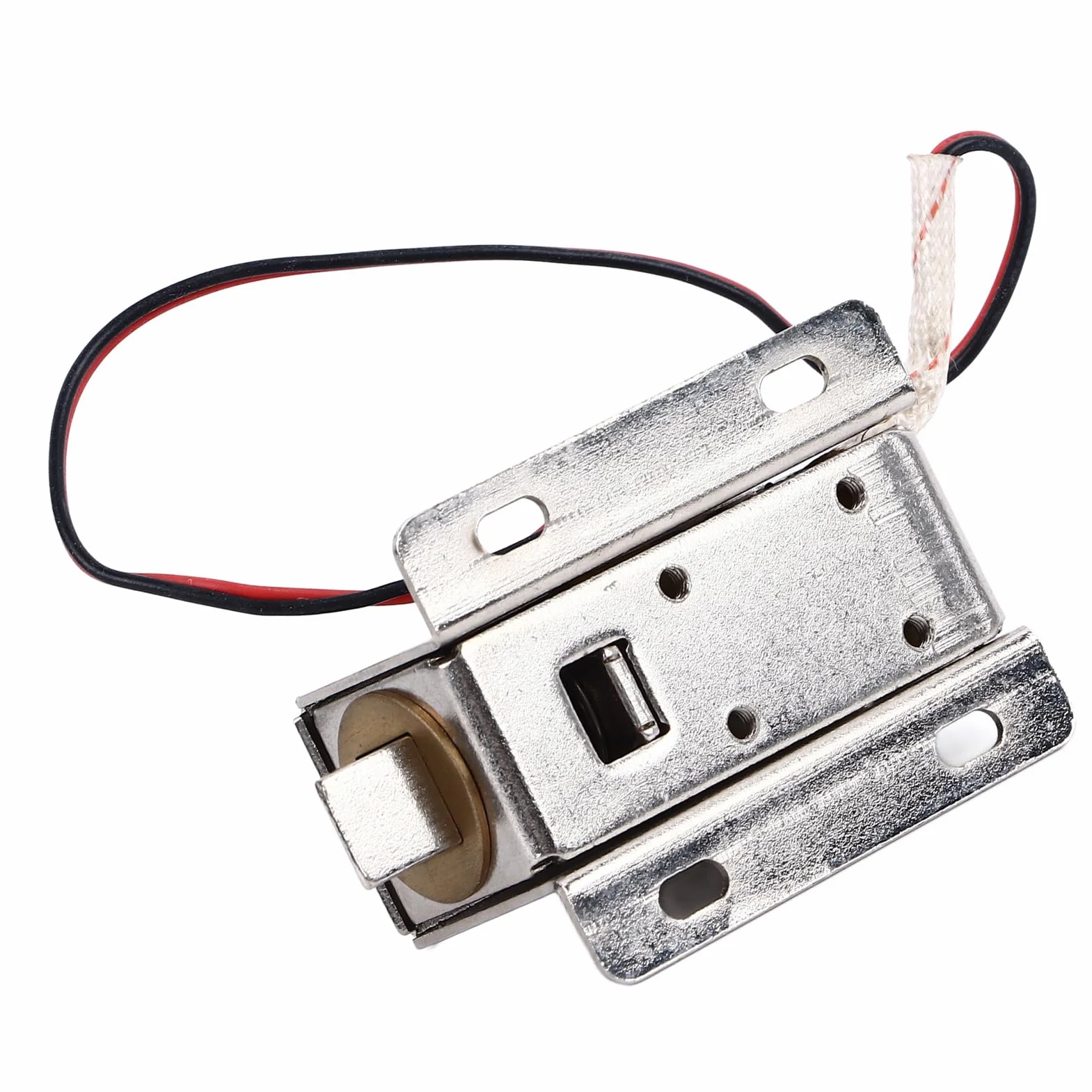 lyrlody Zamek Elektromagnetyczny, Wodoodporny Zamek do Szafek ze Sterowaniem Elektronicznym, do Systemów Kontroli Dostępu Drewnianych Drzwi Szafek i Szuflad (24V)