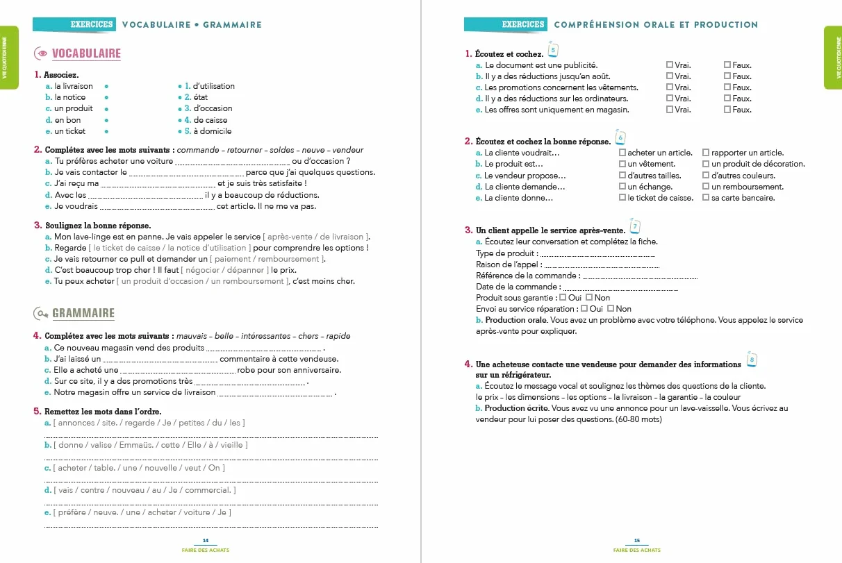 100% FLE - Communication essentielle du français A2 - Livre + didierfle.app: Collection 100% FLE