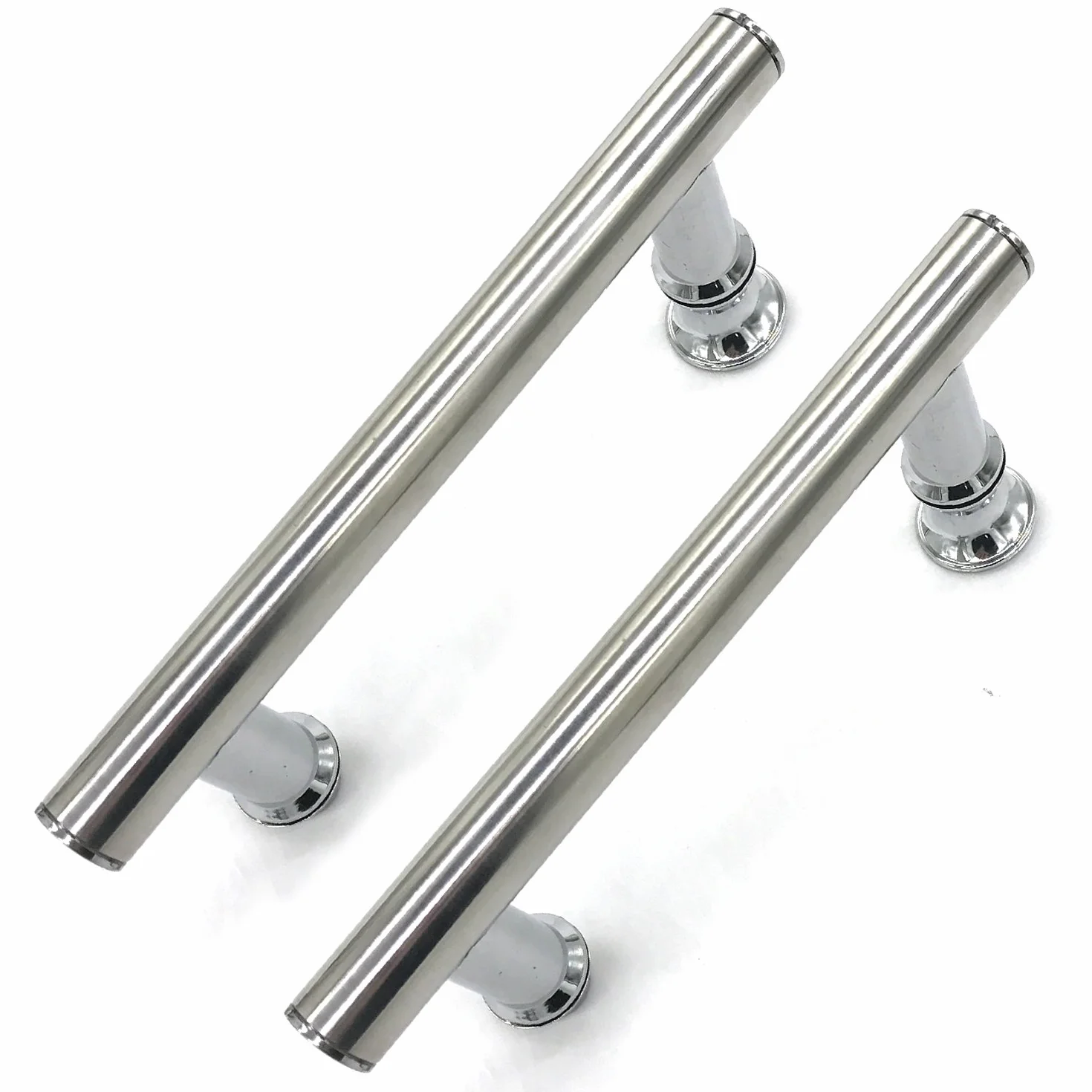 Chromowany uchwyt do drzwi prysznicowych 145 mm (14,5 cm), z otworem