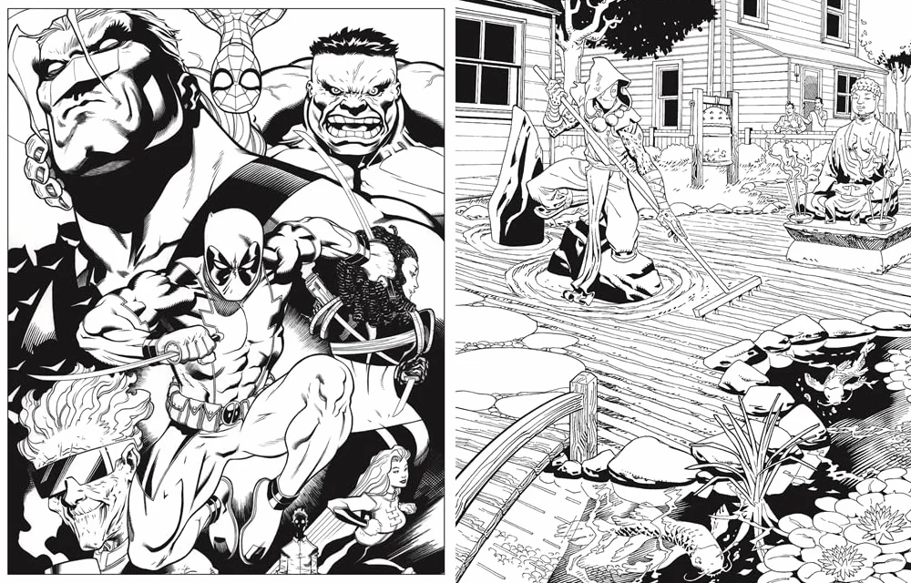 Marvel's Deadpool: The Official Colouring Book