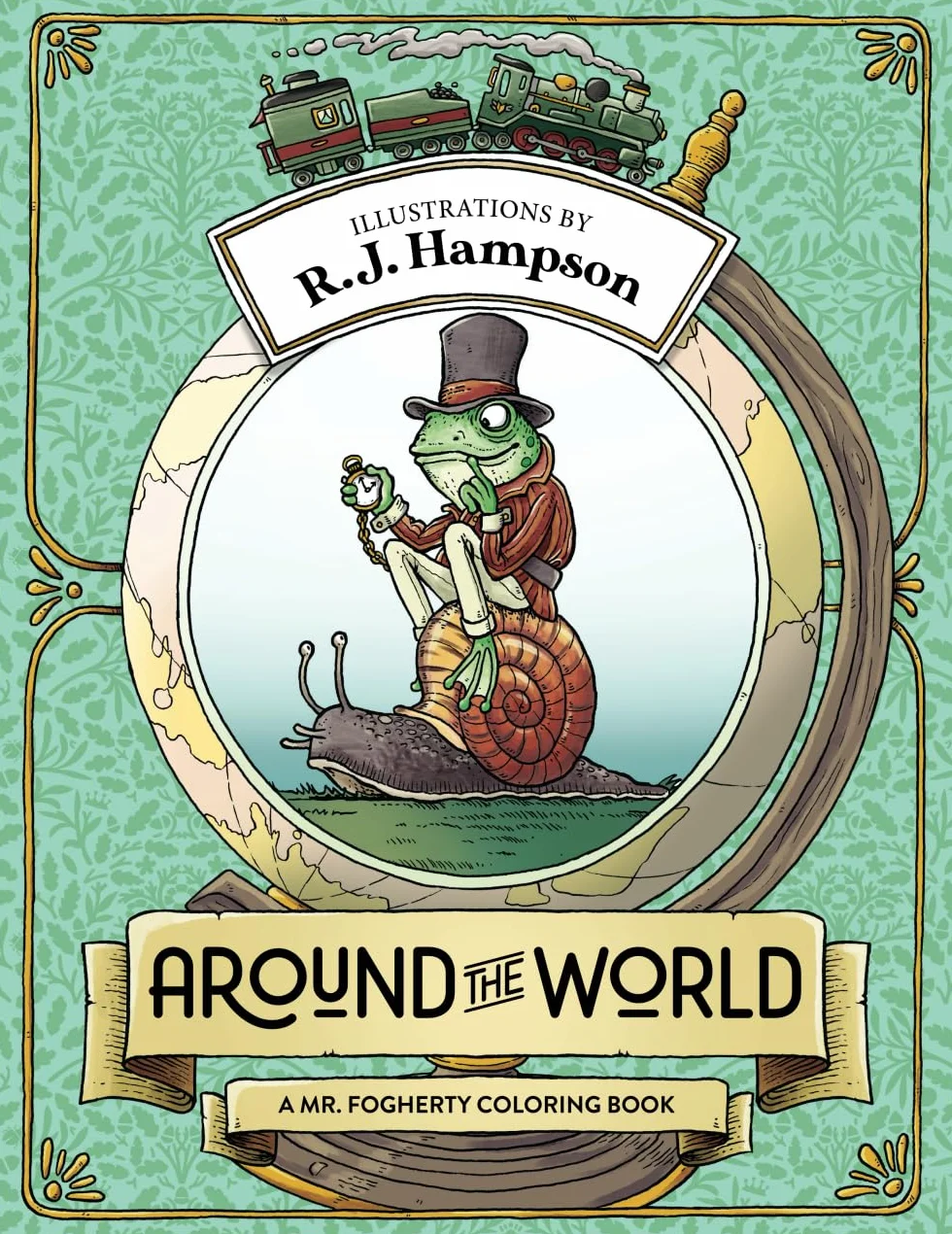 Around The World: A Mr. Fogherty Coloring Book